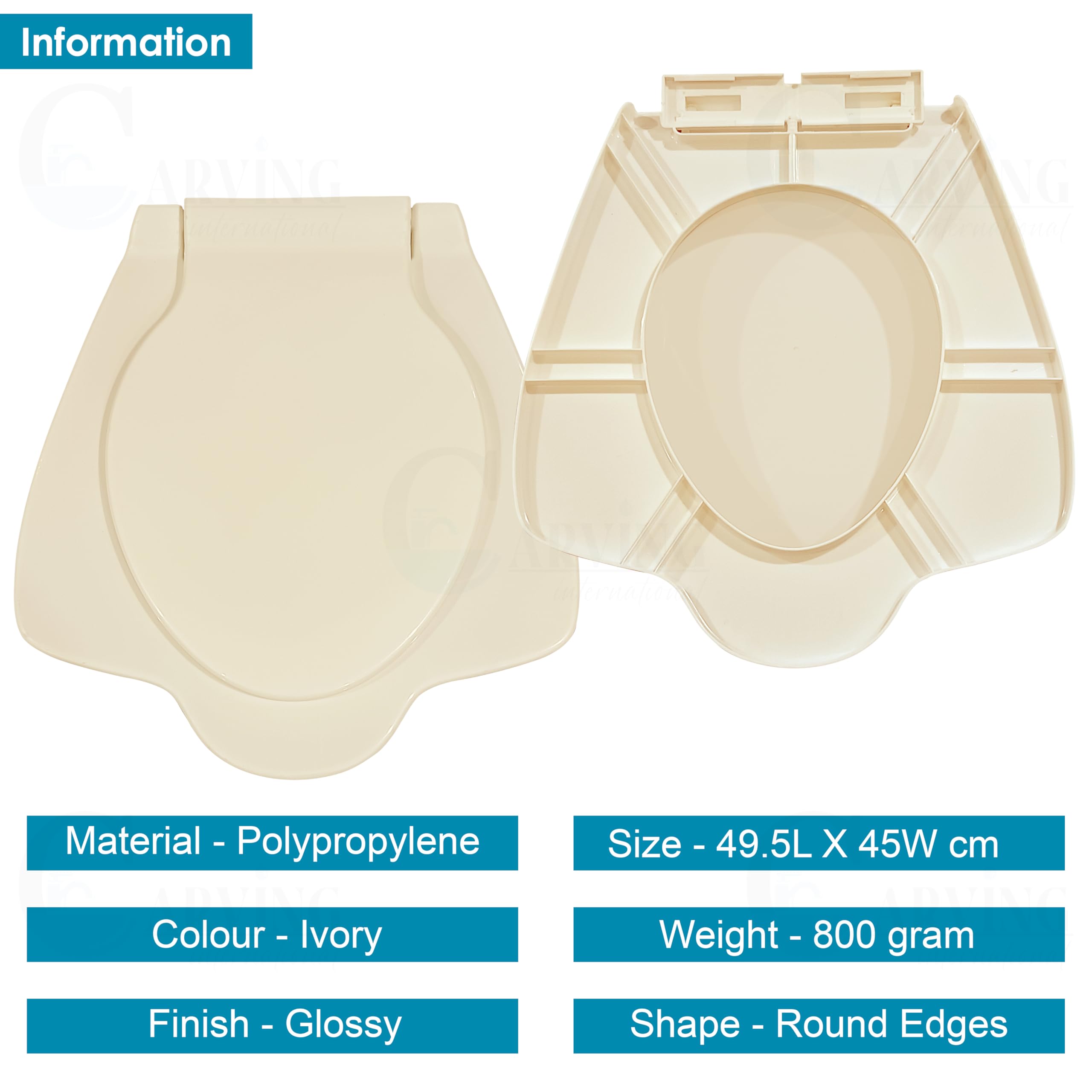 Anglo Toilet Seat Cover - Durable & Stylish -5