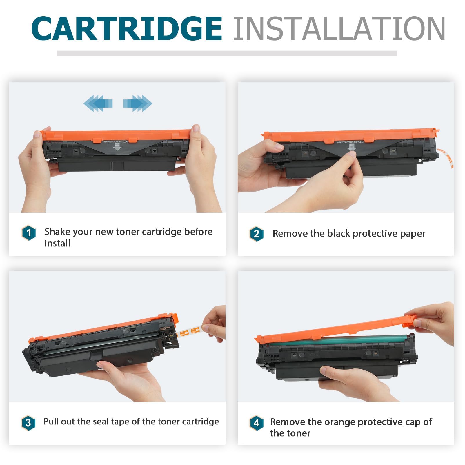 220X 220A Kompatibel für HP MFP 4302dw 4302fdw 4 Pack Toner Mit Chip | Kompatibel für HP Color LaserJet Pro MFP 4202dw 4202dn 4302fdn Schwarz Cyan Gelb Magenta,W2200X W2201X W2202X W2203X
