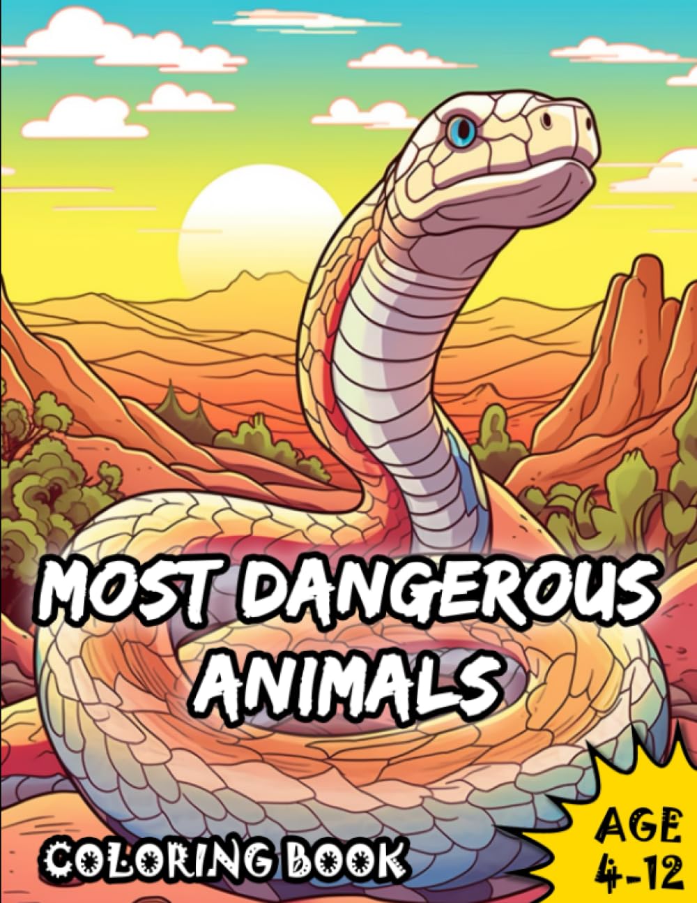 Most Dangerous Animals: coloring book (CreActivity)