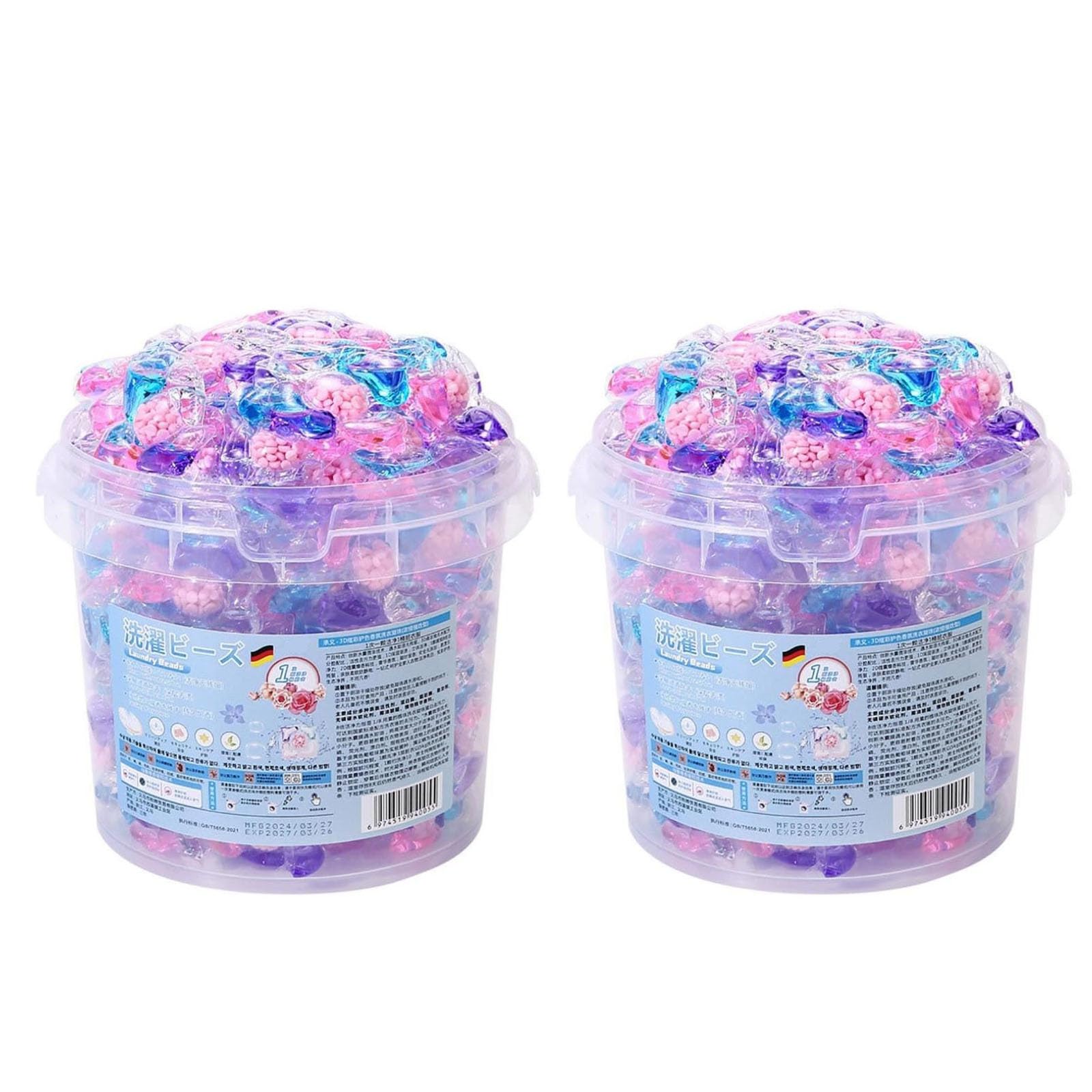 5 In 1 Washing Beads, 5-in-1 Laundry Beads For Cleaning And Stain Removal Laundry Beads, Convenient Fresh Softener, Gentle Care for Skin and Clothes for Home & Travel-50pcs (2)