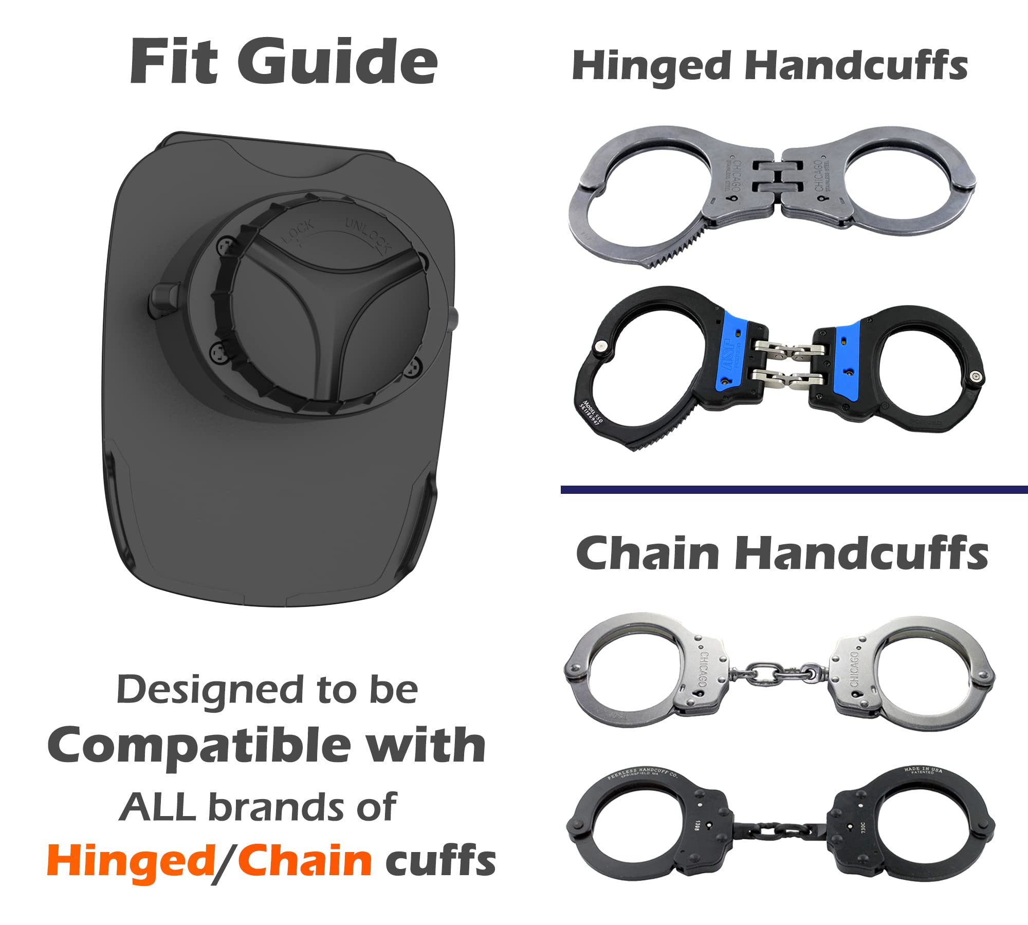 Amazon.co.jp: デューティーベルト用手錠ホルスター、手錠ケース