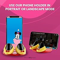 Vista 3 de Disney Minnie Mouse Feet - Soporte para teléfono celular con calcomanía adicional, soporte para teléfono celular para el hogar, oficina, soporte