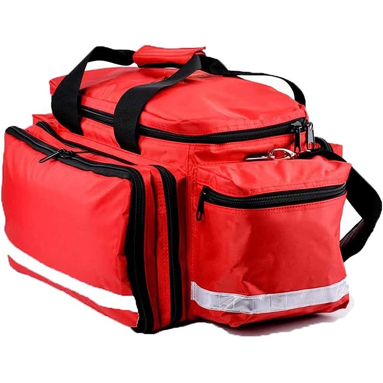 Mochila De Primeros Auxilios Bolsa De Emergencia Vacía Mochilas Médicas De Primeros Auxilios Rojas, Kit De Rescate De Emergencia Impermeable Al Aire Libre De Gran Capacidad
