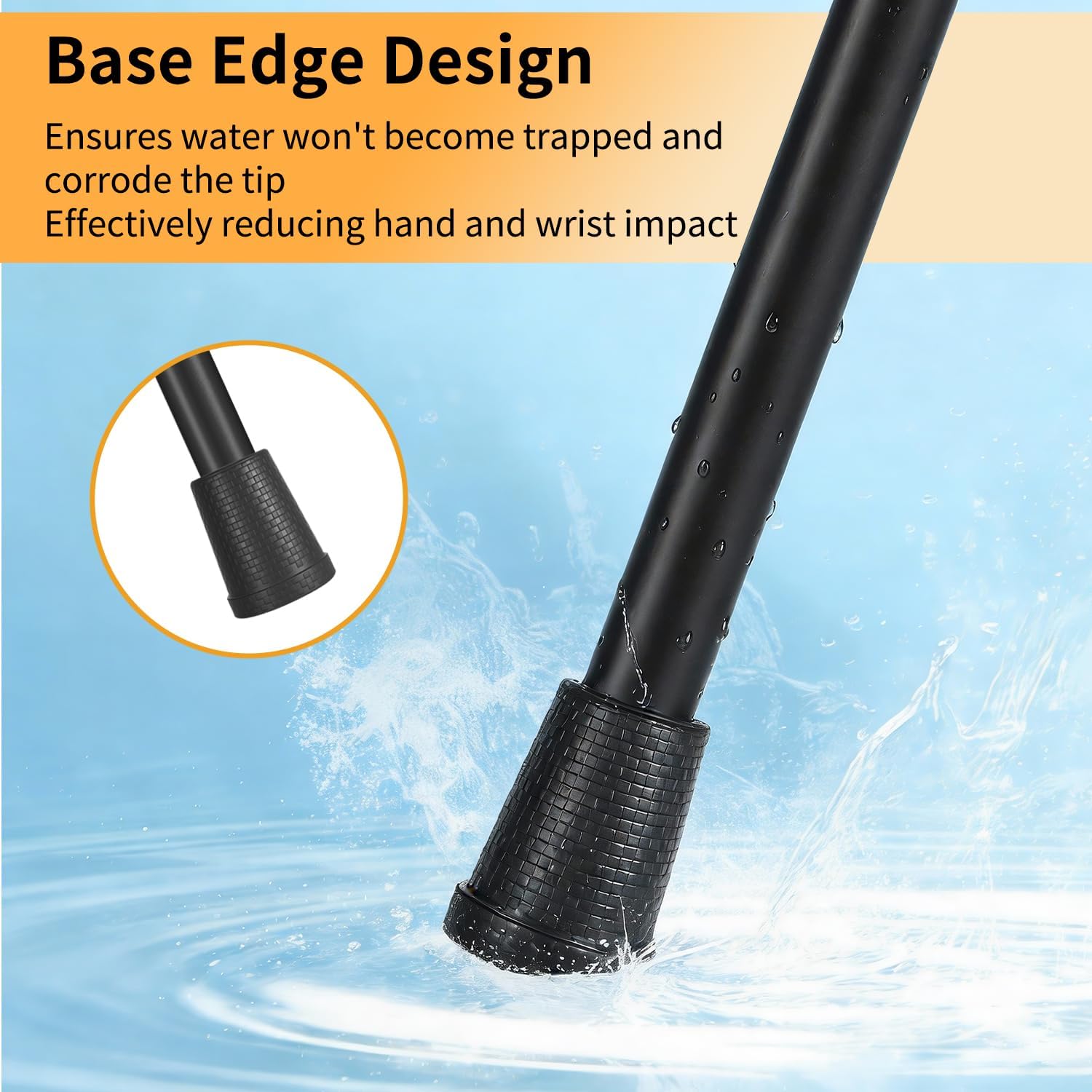 Rubber Walking Cane Tips, 19mm Replacement Ferrules for Walking Stick