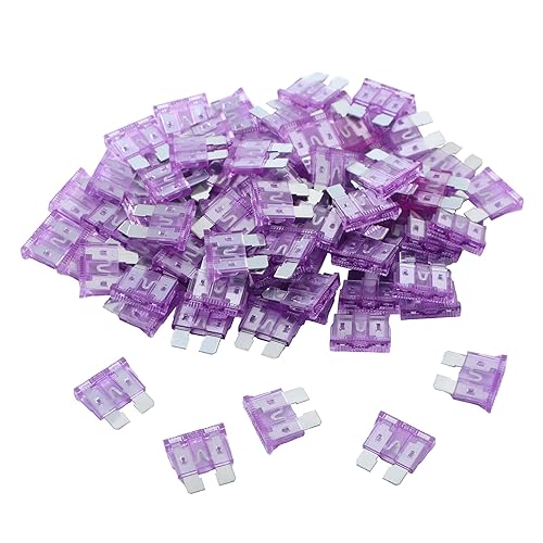 Miniatura 12 de Paquete de 100 fusibles auto 2 AMP ATC/ATO estándar regular de hoja de fusible 2A para coche, camión, barco, marina, RV