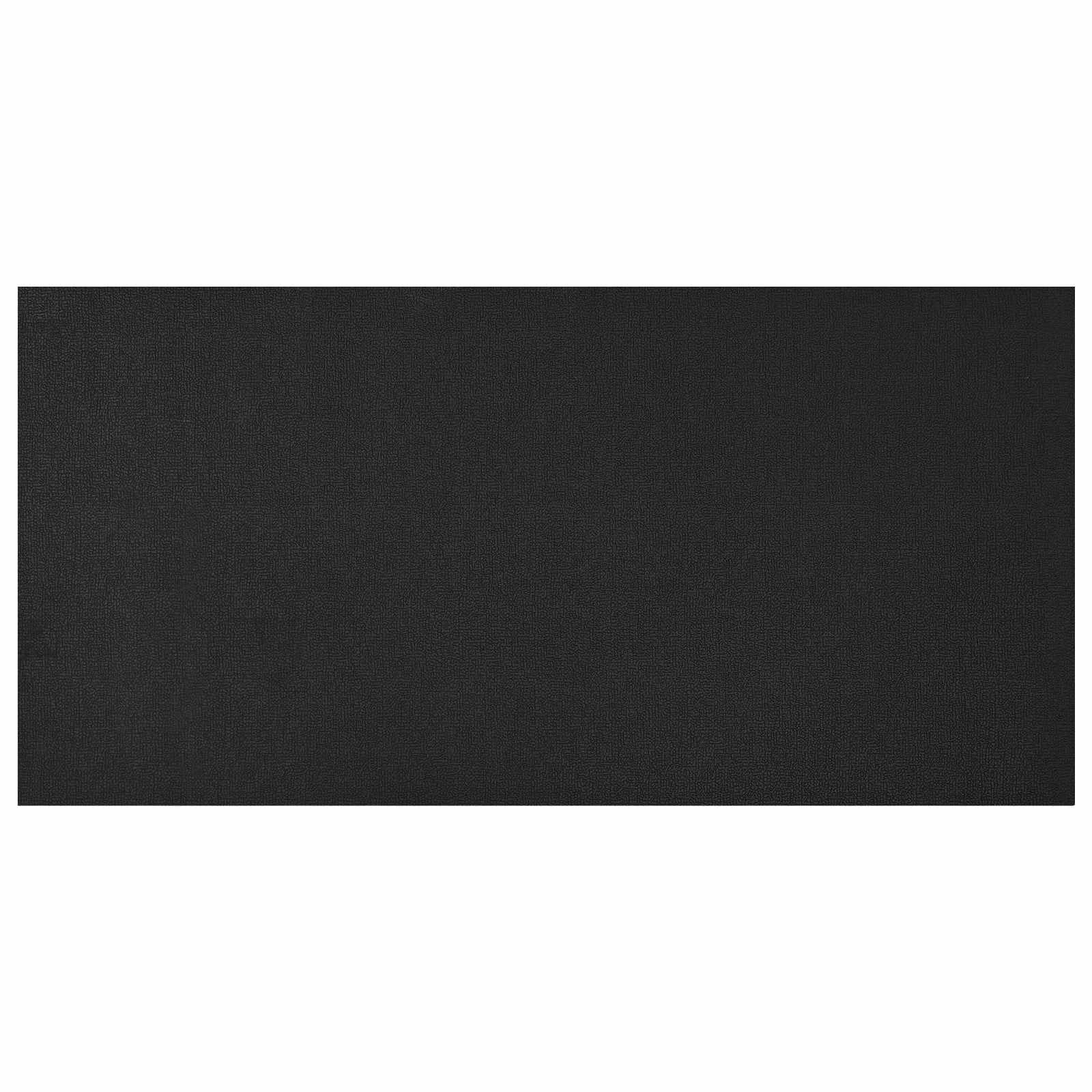 Esterilla protectora deportiva negra de PVC de alta densidad, 120 x 60 x 0,6 cm, esterilla protectora para el suelo para bicicleta estática, cinta de correr, bicicleta elíptica, ergómetro