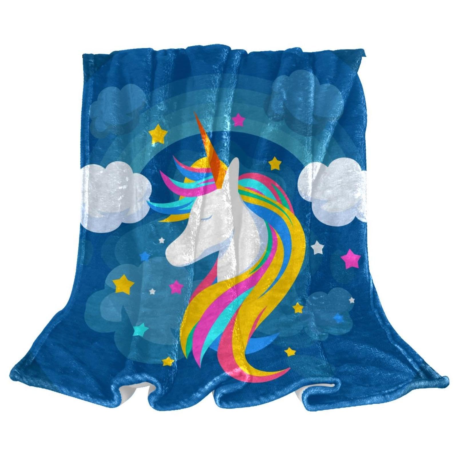Couverture polaire licorne couverture plaid chaude douce pour lit