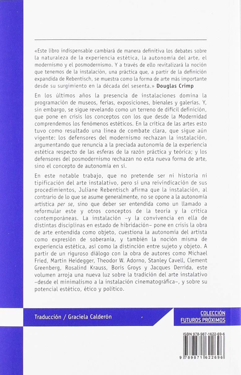 Estética de la instalación (ENSAYO POLITICO)