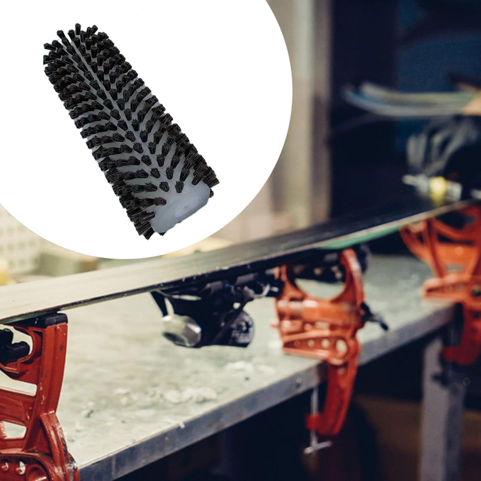 Milageto Cepillo Eléctrico para Cera de Esquí con Mango Ergonómico Cerdas Mixtas Herramientas de Mantenimiento Y Limpieza Adecuado para Usuarios Experimentados