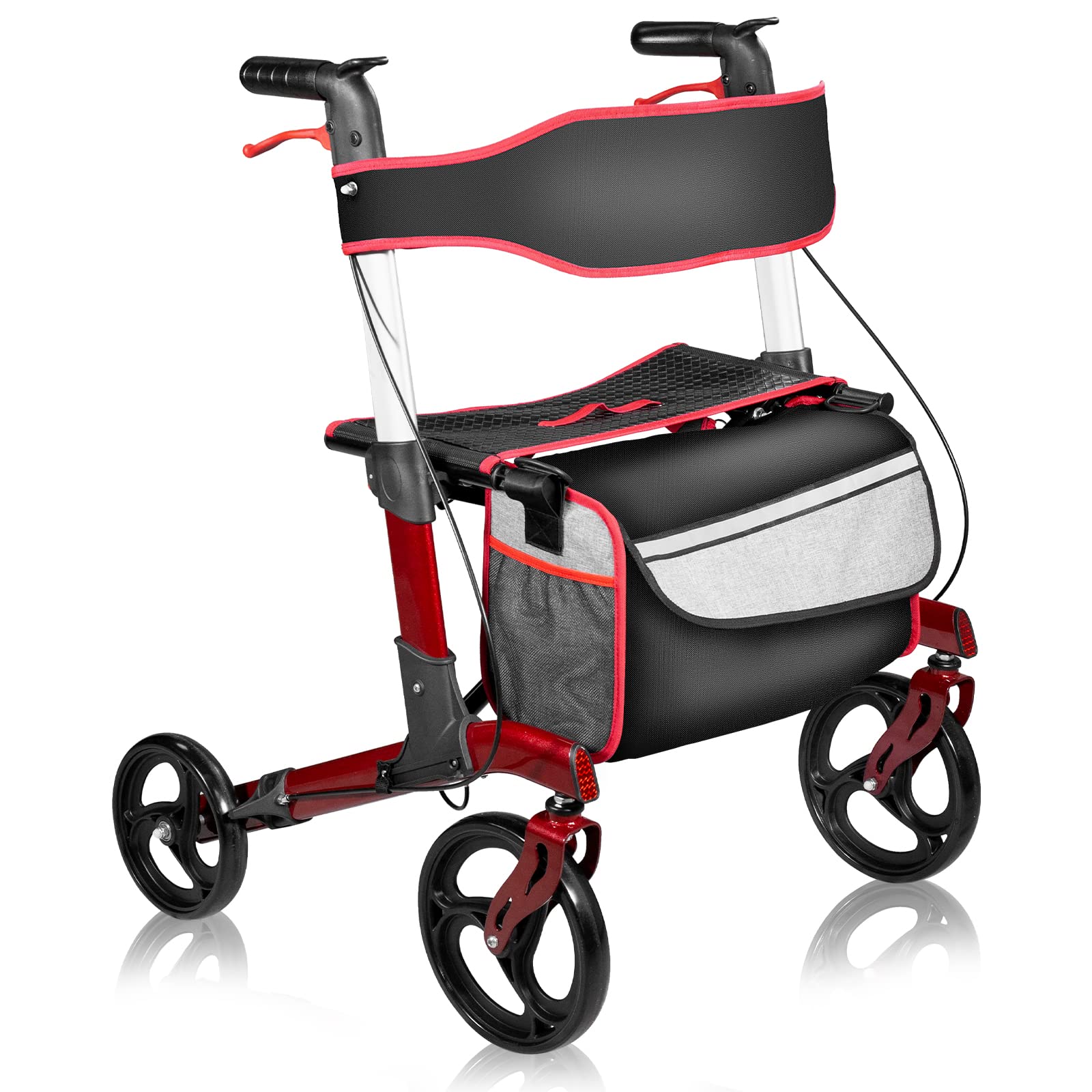 Buy Walroll Walkers for Seniors with Seat, Heavy Duty Rollator Walker