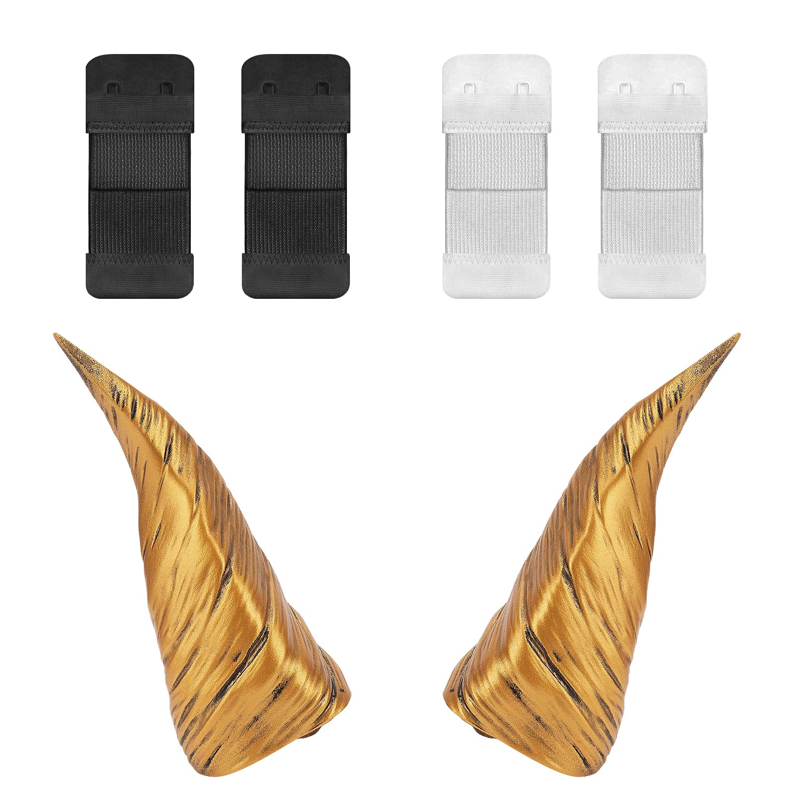 GEEKRIA 3D Printed Demon Horns for Over Ear Headphones Handmade Devil Headband - Image 3