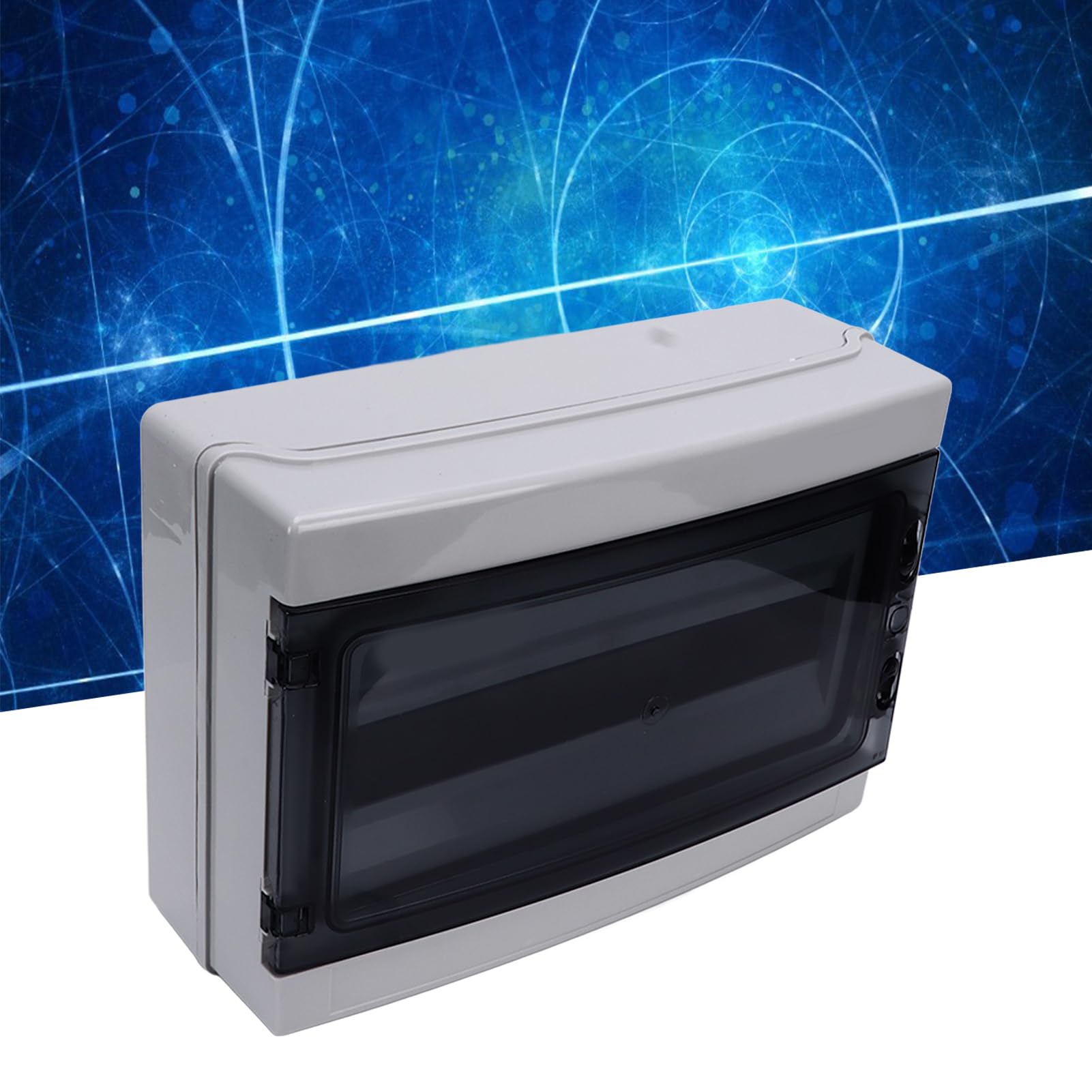 SGHA 18 – Außenstromverteilungsbox, wasserdichte IP65-Schutzschalterdose mit transparentem Deckel, DIN-Schienenmontage für MCB, Anschlussdose aus ABS+PC für den Innen- und