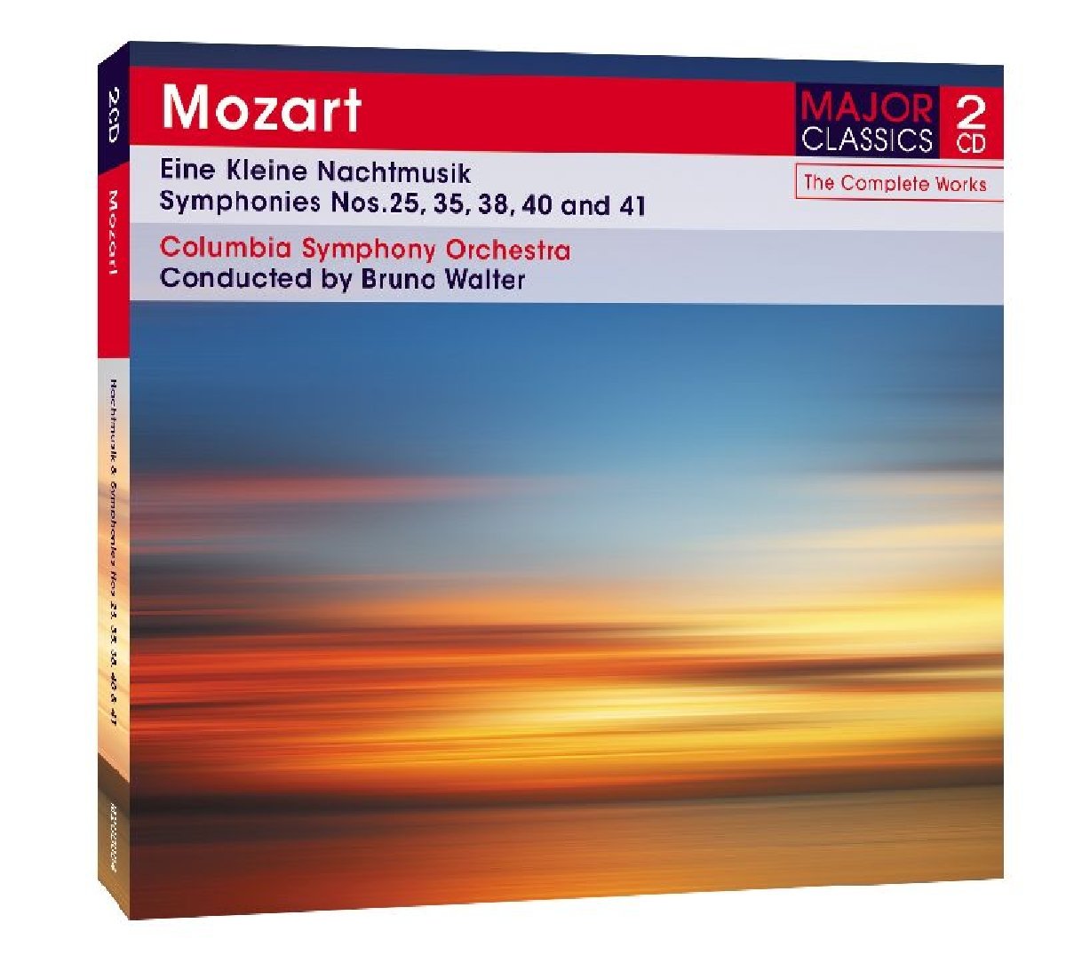Bruno Walter Mozart Symp 25 35 38 40 And 41 CD New 5060294540045