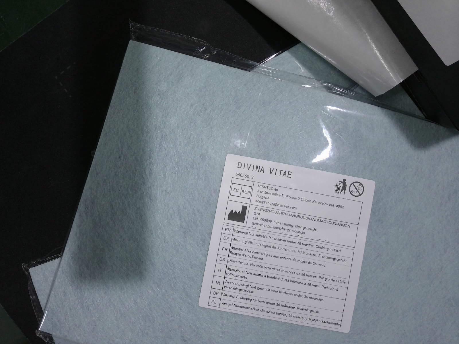 Felt Sheets for Crafts 9PCS 11.8 * 7.9in Wool Stiff Felt Sheets Soft Fabric Skin Felt DIY Patchwork Rug Arts and Crafts Fabric Pieces (3 Blue)