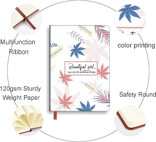 Miniatura 3 de Regalo inspirador, diario motivacional de cuero, regalo de motivación, diario inspirador, cuaderno de tapa dura de cuero para escribir cuaderno A5