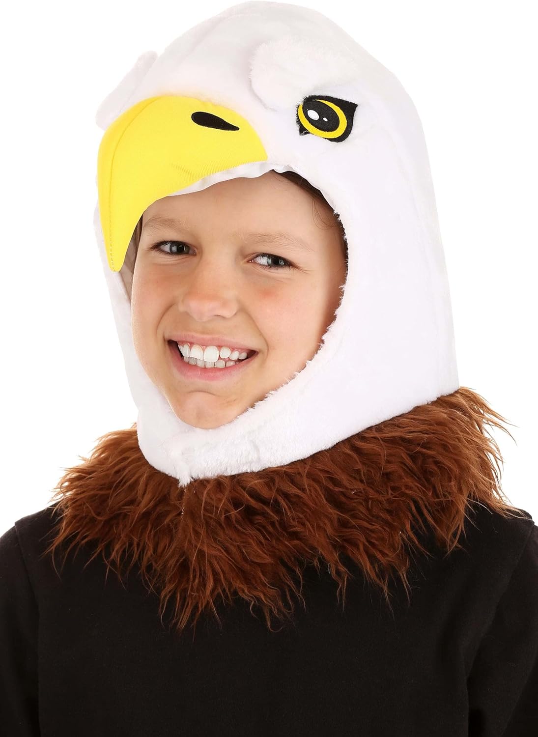 Eagle Open Faced Hood Costume Hat Standard - Image 2