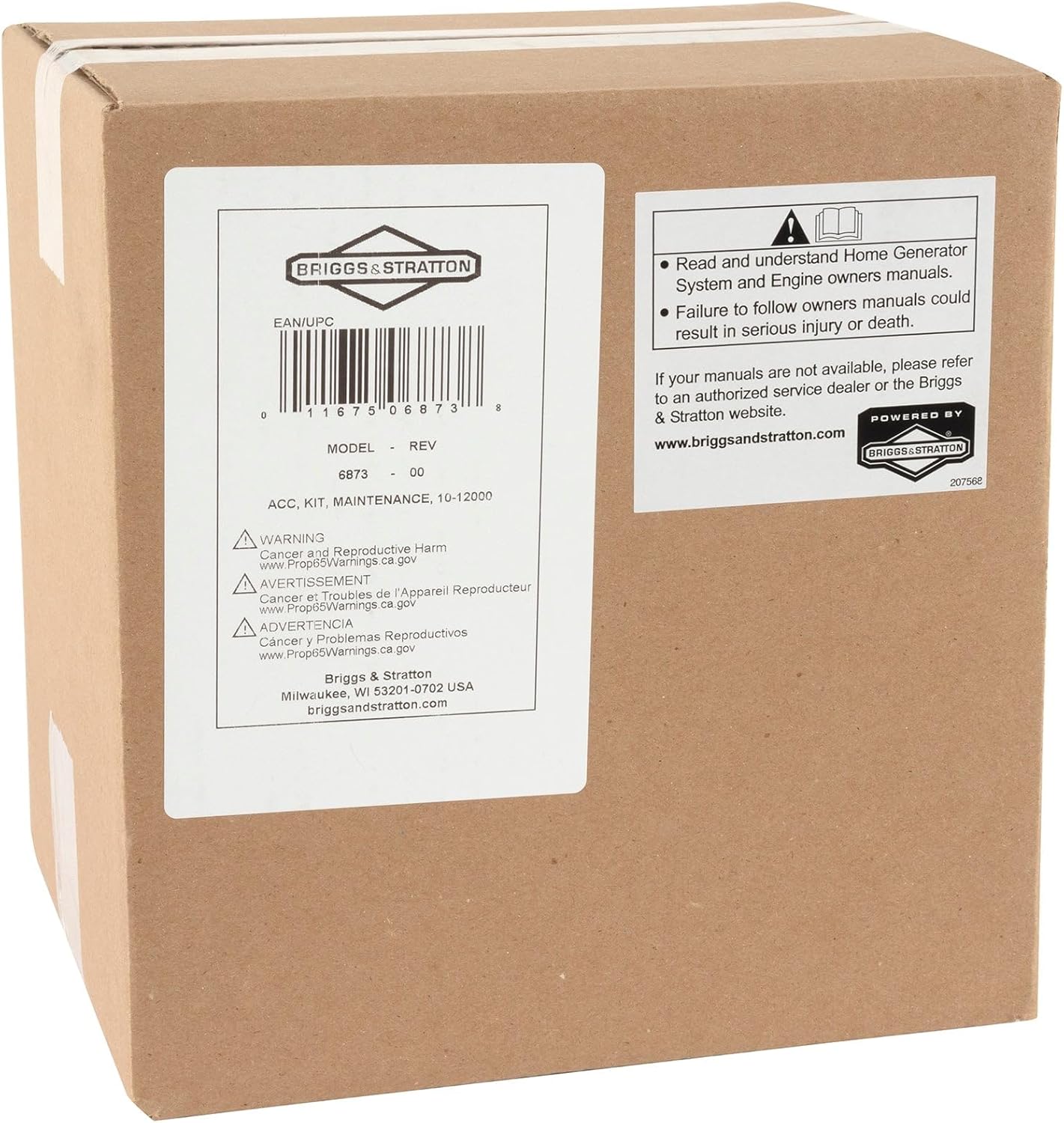 Briggs & Stratton 6873 Maintenance Kit