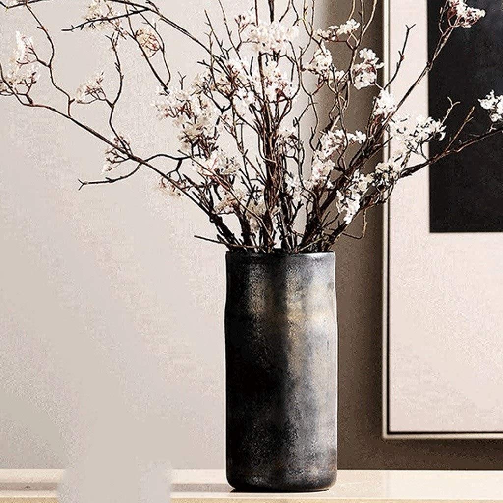 装飾花瓶 登り窯 平戸菊花飾鶴首染付花瓶 - 三川内焼「平戸洸祥団右ヱ門窯