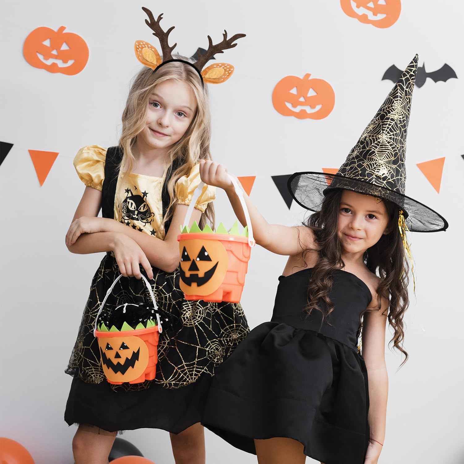 3PCS Deer Antlers Headband with Deer Ears - Lightweight & Snug Fit Comfort Deer Headband for Women Adults | Festive Deer Costume Accessories for Halloween, Christmas, Cosplay Parties - Image 4