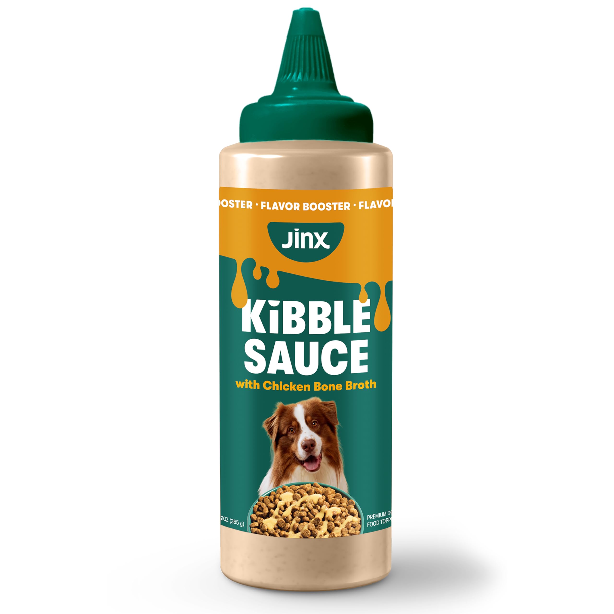 Jinx Kibble Sauce Chicken Bone Broth Sauce, 12 Oz
