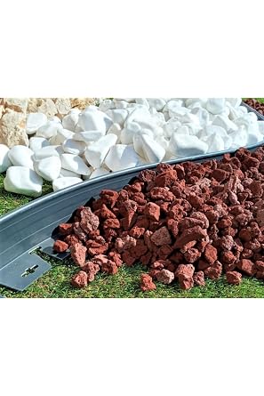 Çim Ayırıcı 25 Metre Siyah Renk Sınırlayıcı Taş Toprak Ayıracı Bariyeri