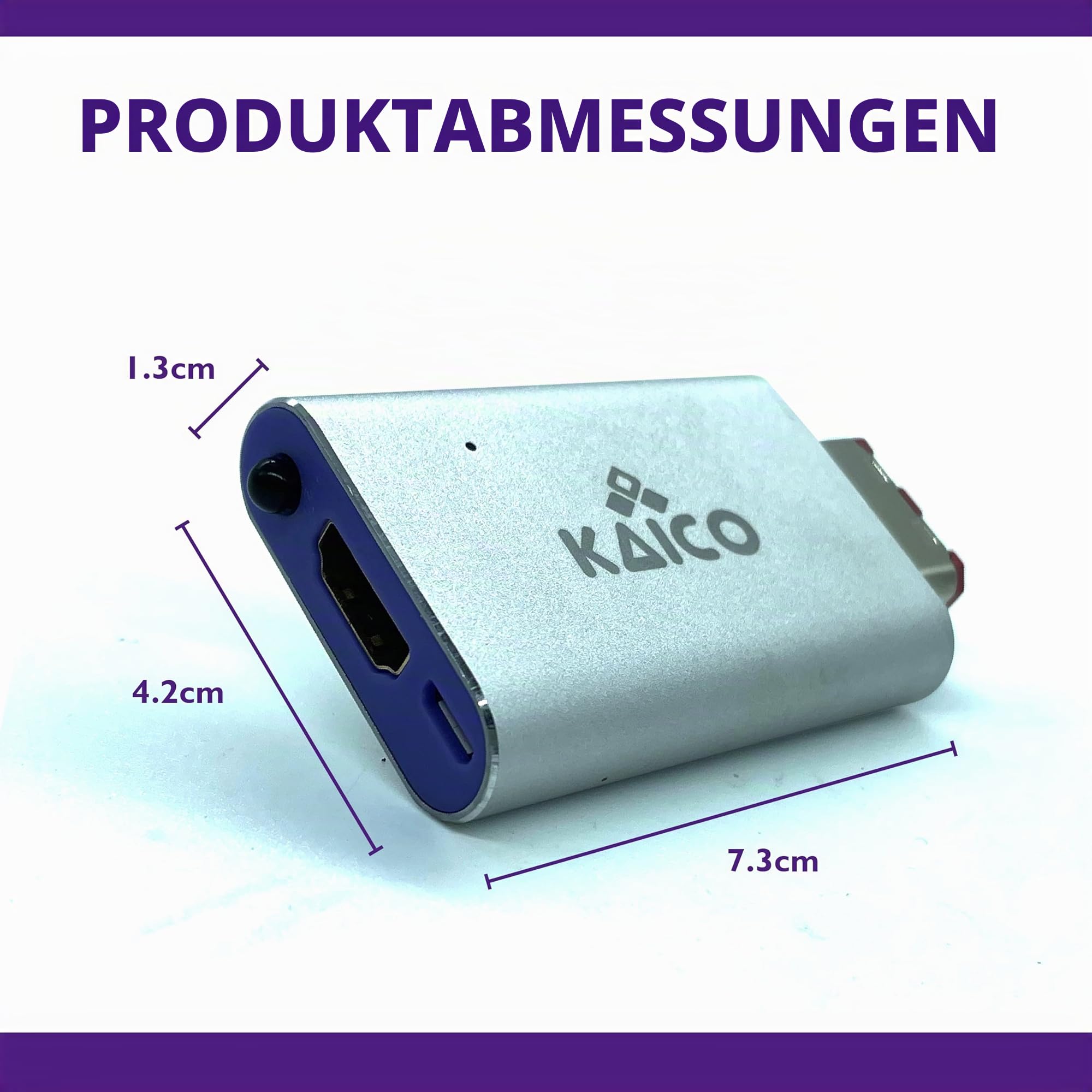 Kaico Gamecube HDMI Adapter for Nintendo Gamecube DOL-001 with GCVideo | Uses GCVideo with 2x line doubling, scanline options, pure digital output, remote control, and no external power