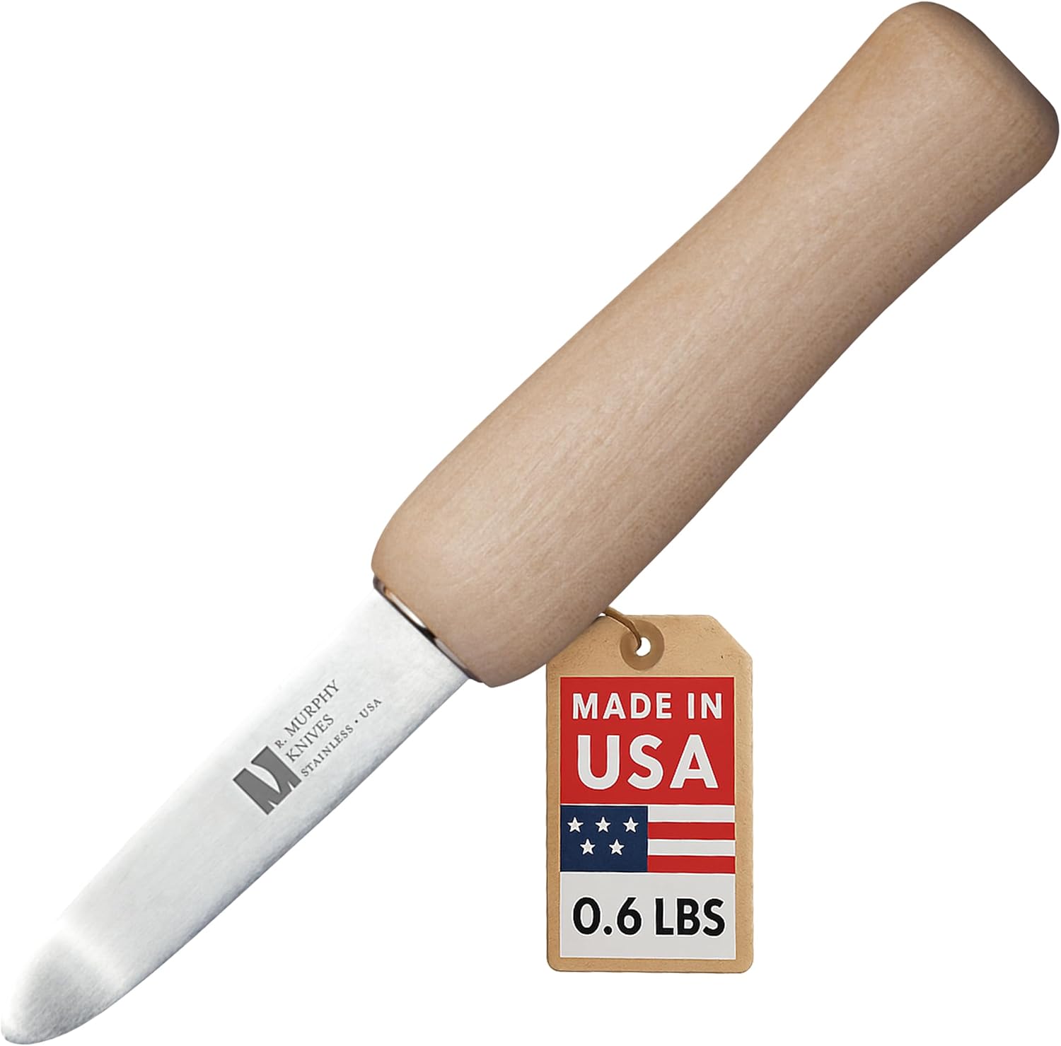 R Murphy New Haven Oyster Knife with Wood Handle
