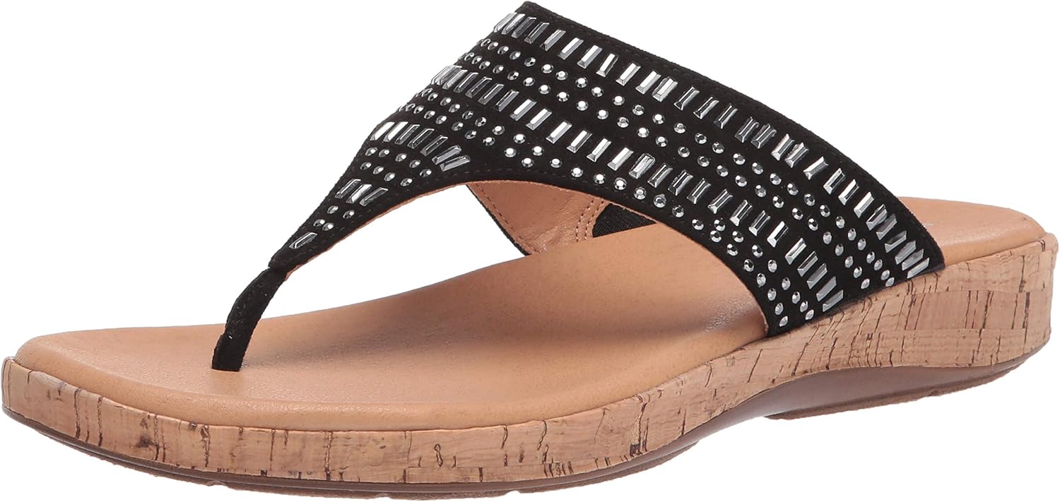 Easy Spirit Women's Landry2 Flat Sandal, Beige 110, 10