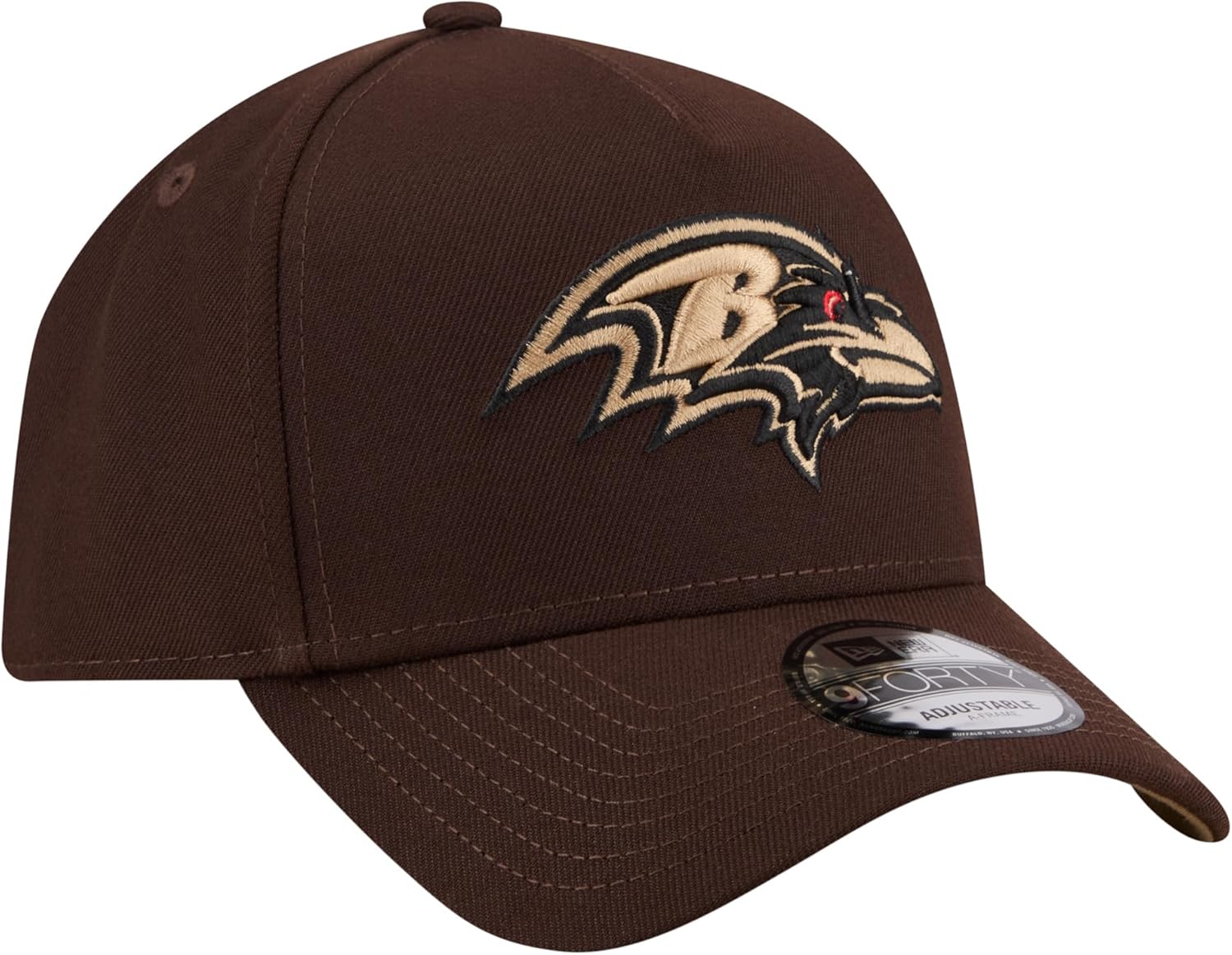 New Era Men's Dark NFL Burnt Wood A-Frame 9FORTY Adjustable Hat - Image 3