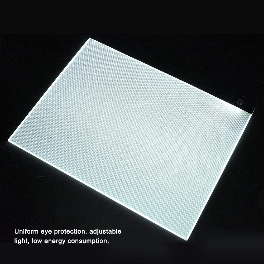 LED Copy Board Light Box, A3 Size Portable LED Artcraft Tracing Pad Light Box, 2500LUX Brightness, for Sketching, Animation, Scrapbook