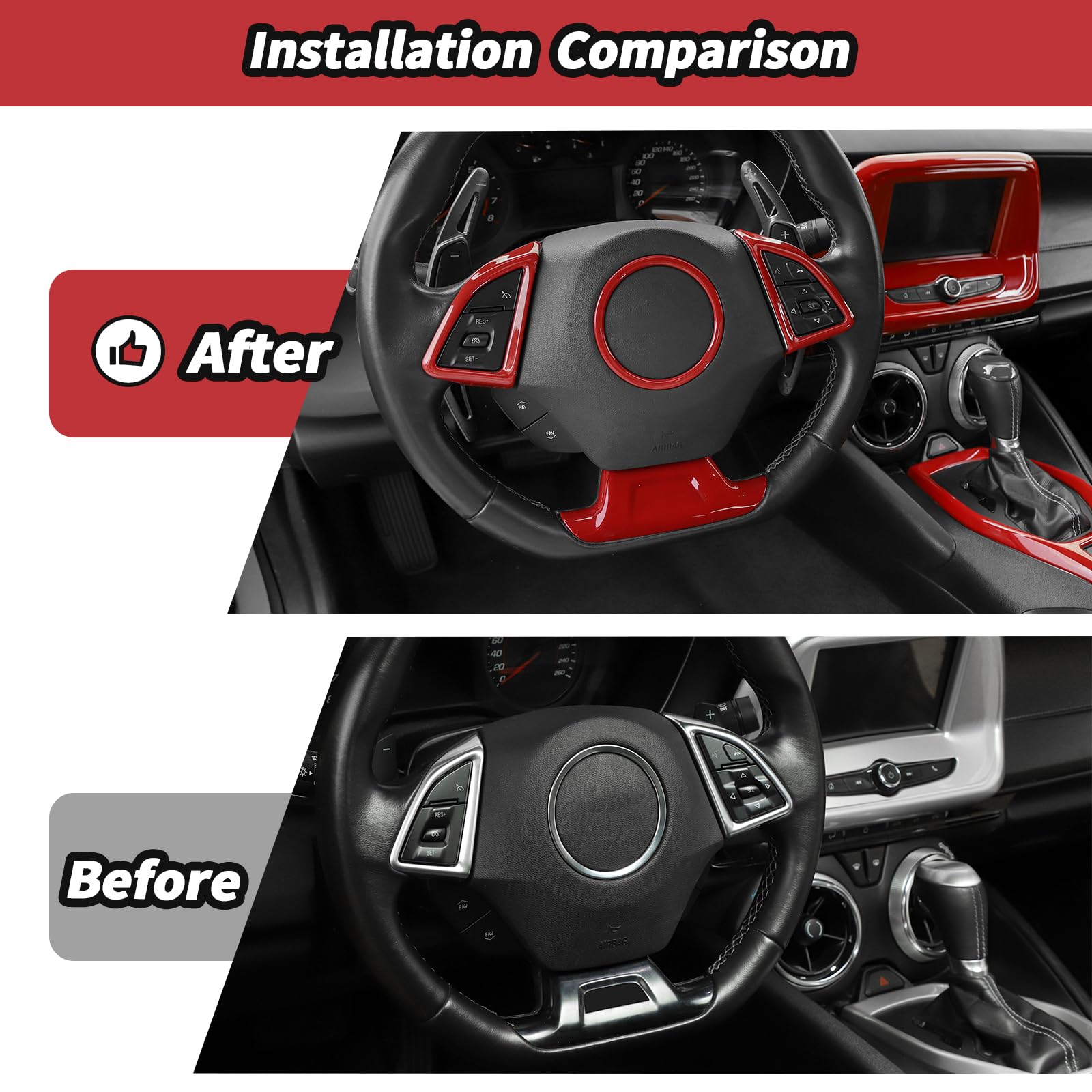 Amazon.com: JeCar Interior Trim Kit Fit for 2017-2022 Chevrolet