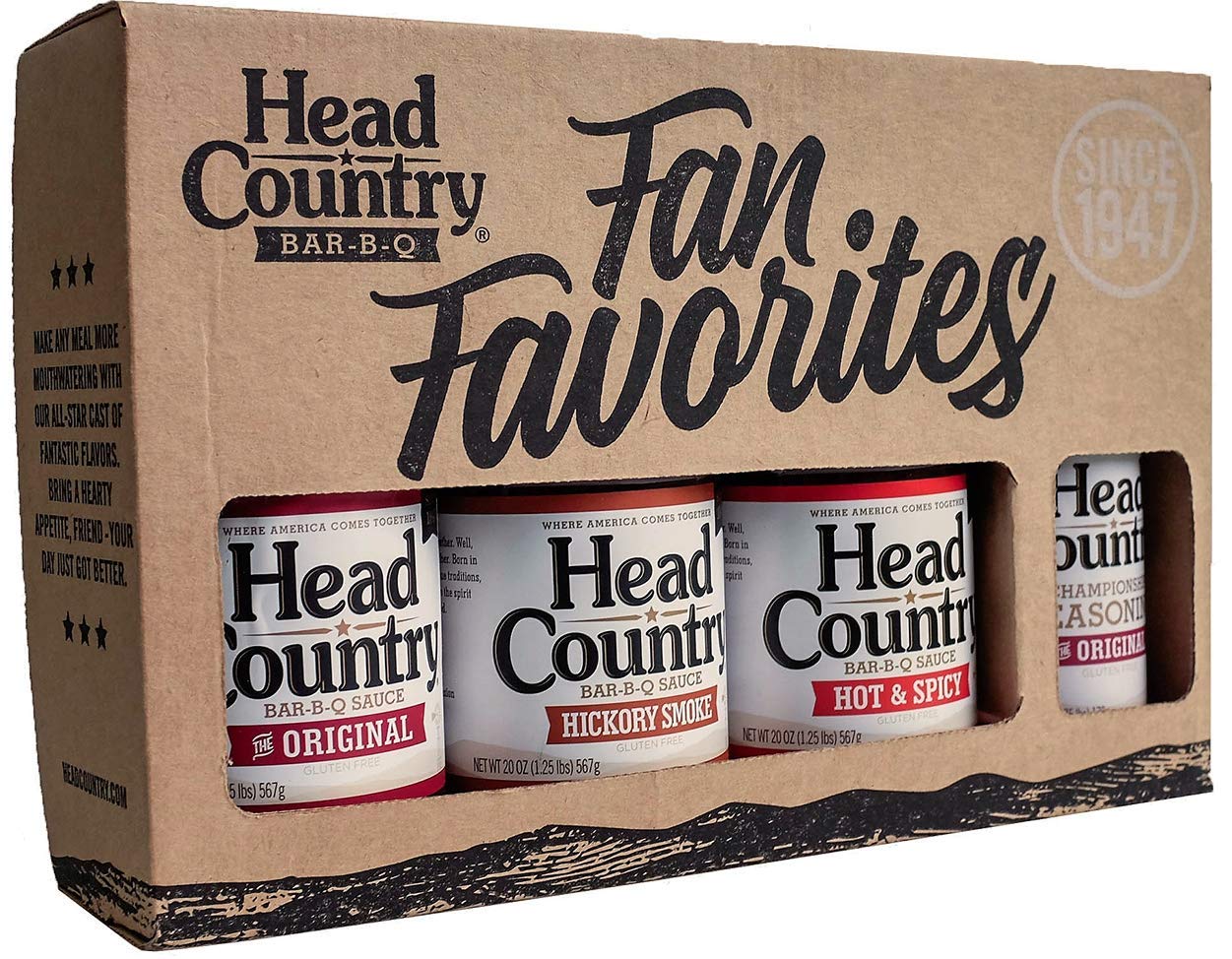 Head Country Bar-B-Q Combo Pack Assorted Flavors