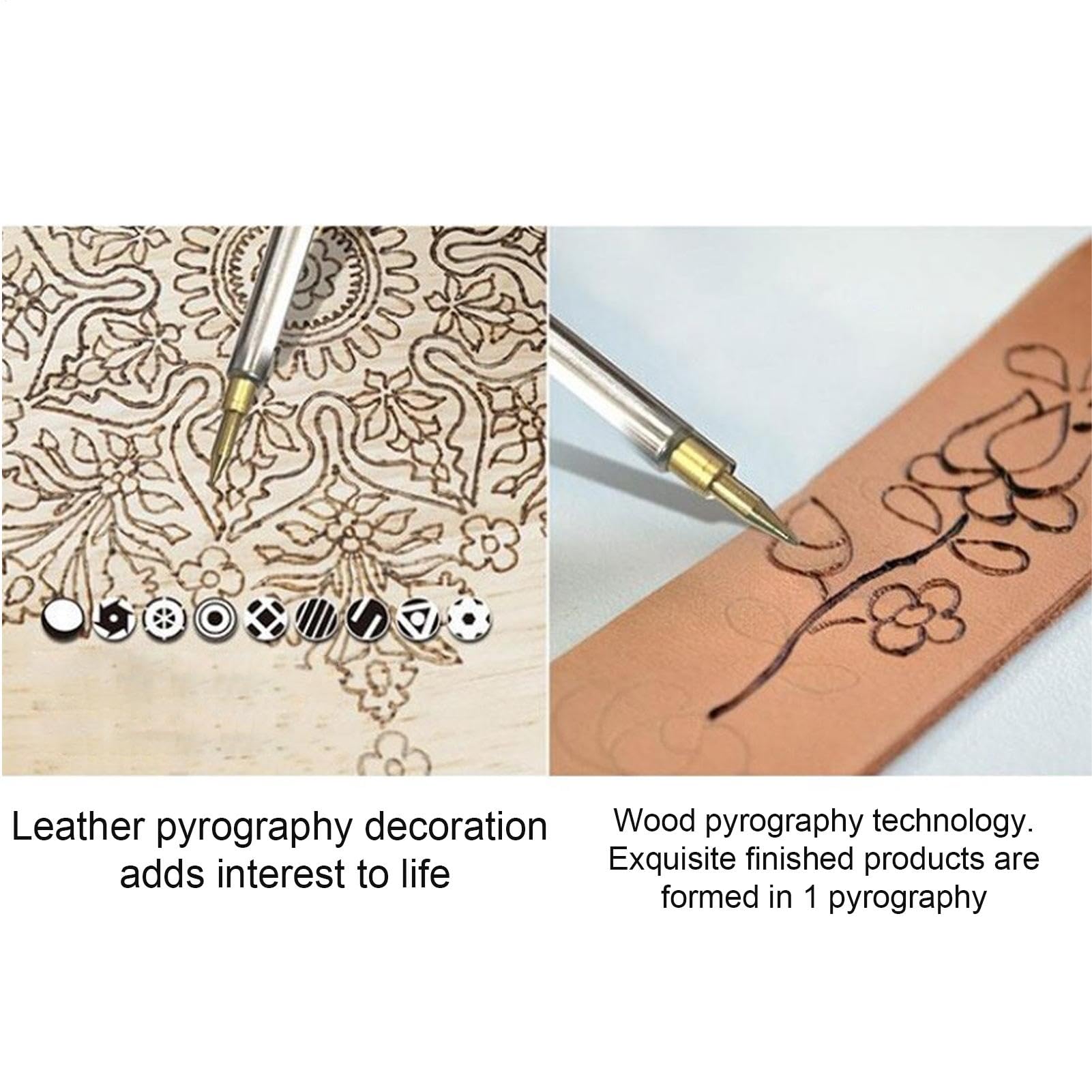 Kit para quemar leña con sellos de letras,Herramienta para quemar leña con sellos de letras - Herramienta de grabado controlable Pluma para quemar madera | Herramienta de quemador de madera grabador d