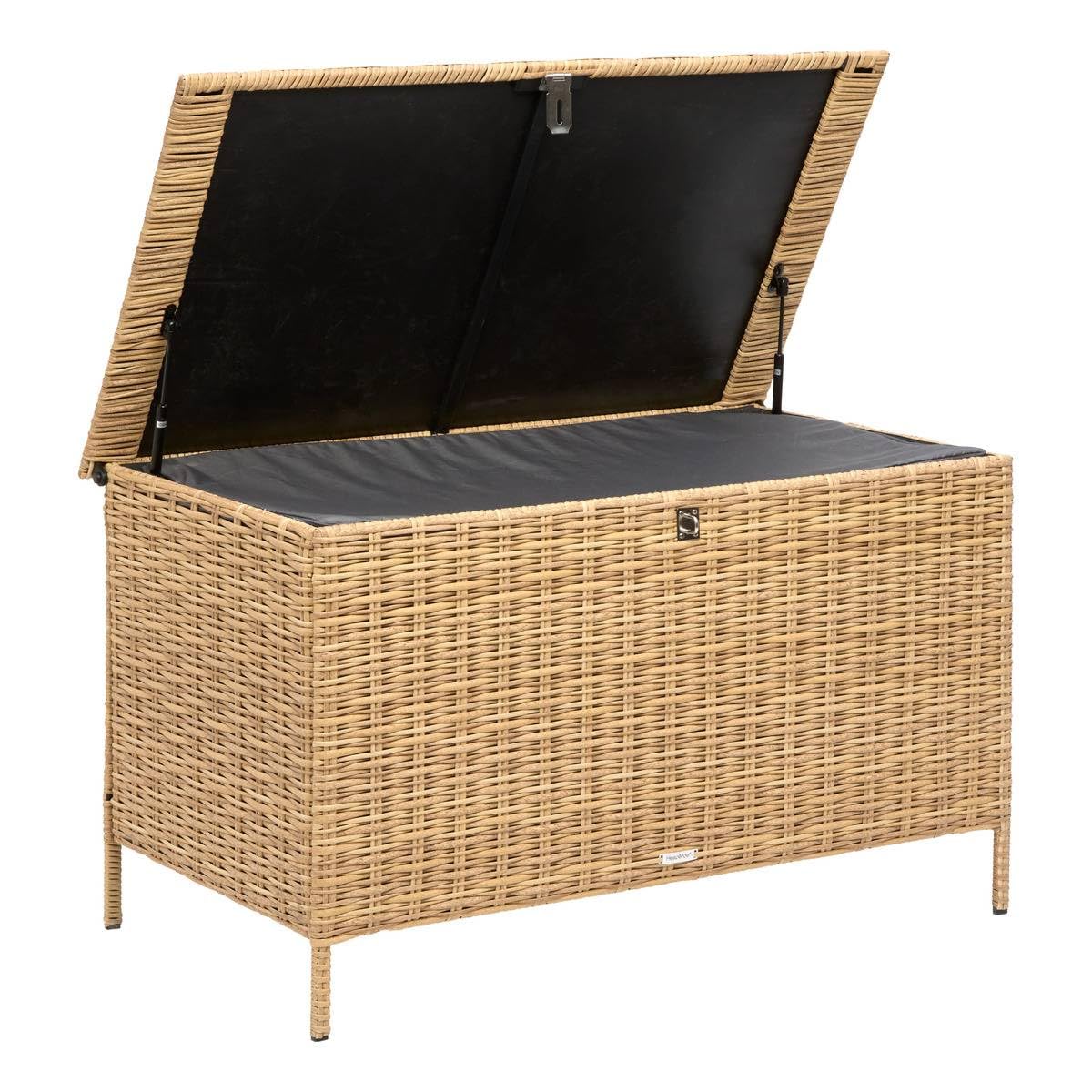 Hespéride - Coffre de rangement 300l bayana savana en résine tressée