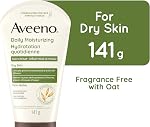 Crème hydratante quotidienne Aveeno pour le visage, Hydratant pour le visage et le cou, Peau sèche, Avoine non-OGM, Sans parabènes, Sans parfum, 141 grammes