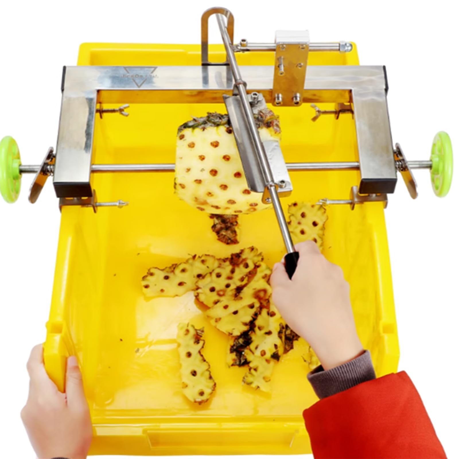 GYKOZY Pineapples Peeling Machine, Complete Peeler Tool for Fruits 30-36cm, Efficient Kitchen Gadget