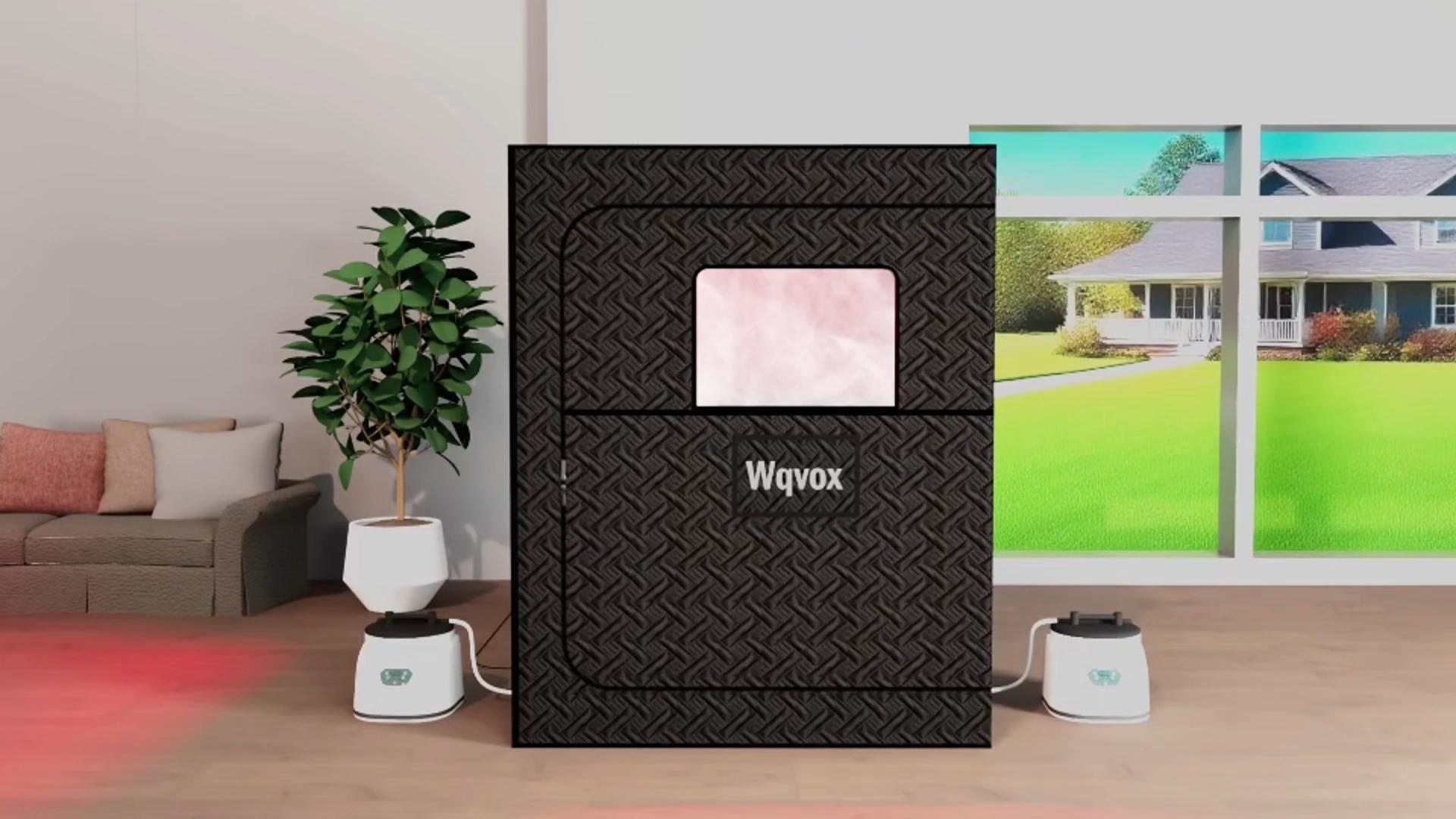 Amazon.com : WQVOX Double Infrared Steam Sauna, Portable Infrared