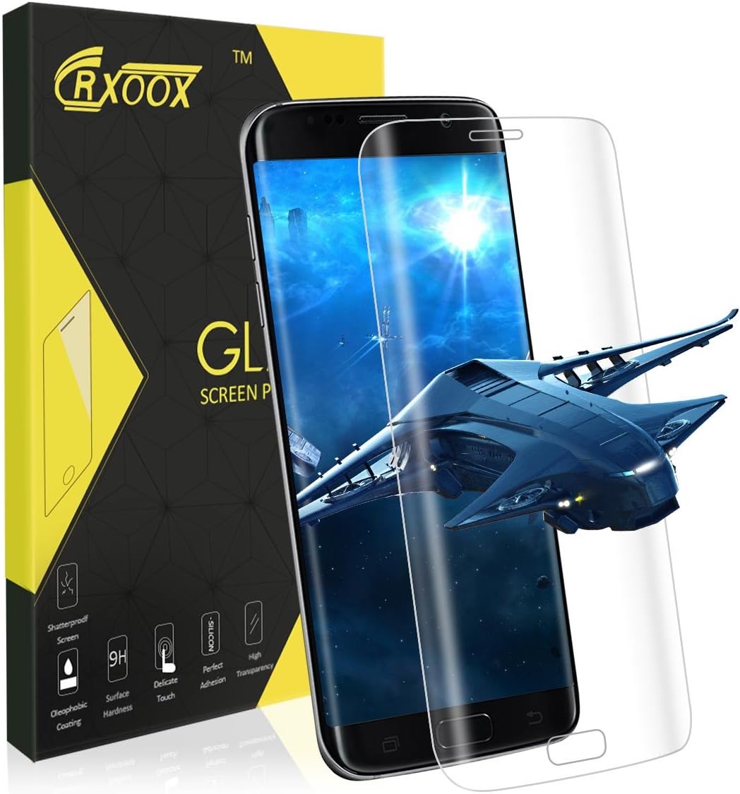 Protected Glass for Samsung Galaxy S7 Edge, 3D Touch Compatible, 9H Hardness, 0.33mm Thickness, Anti-Oil, Water, Stripes, Dust, Bubble Free for Samsung Galaxy S7 Edge