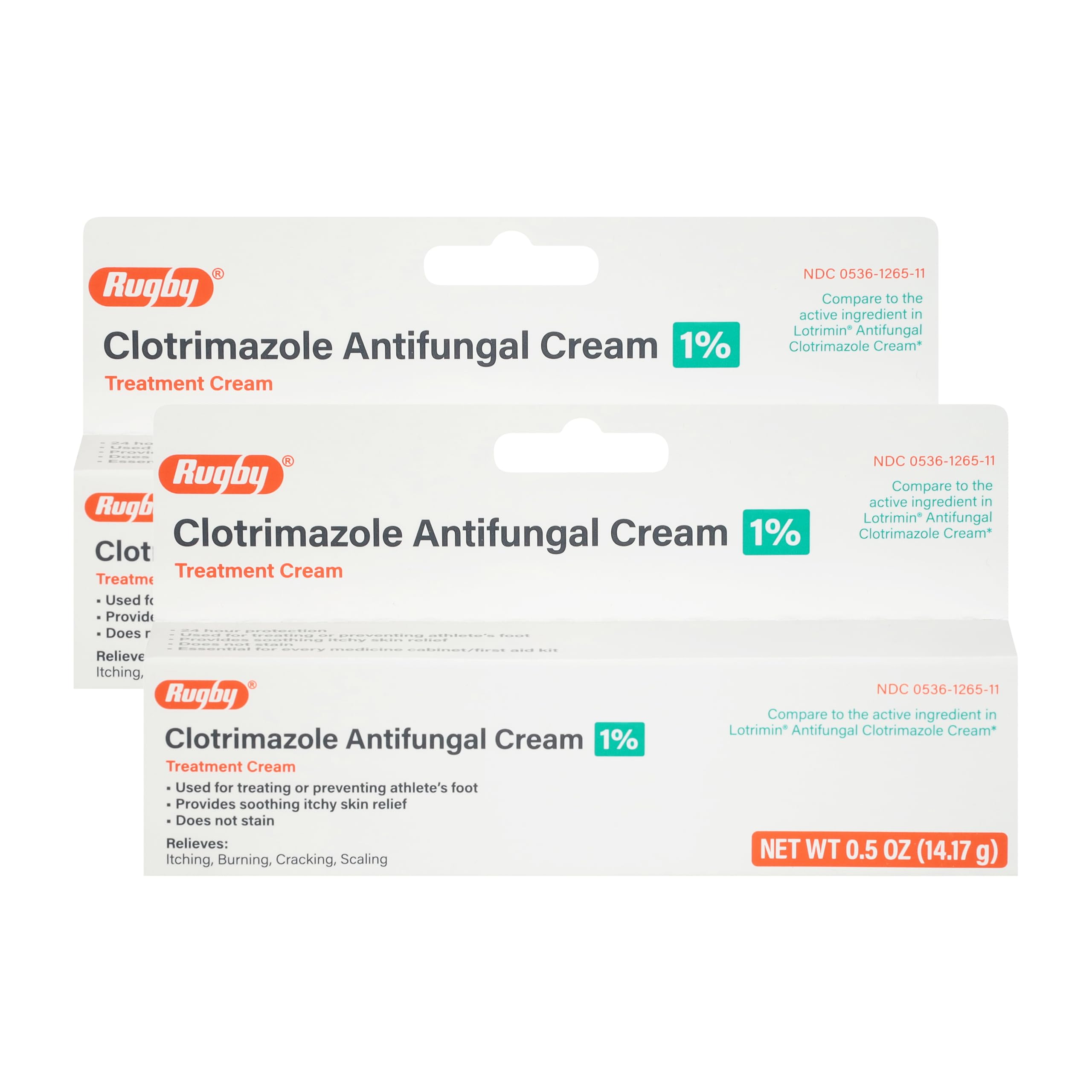 Rugby Clotrimazole Antifungal Cream