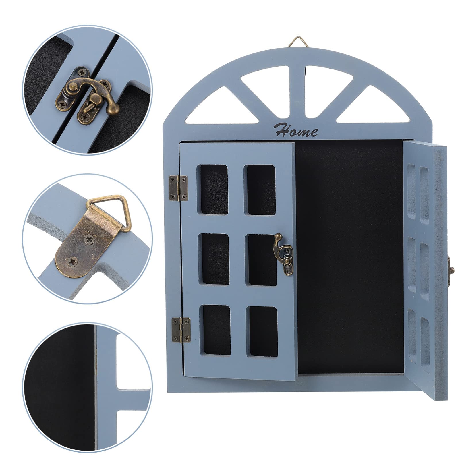 Holzfenster Kreidetafel zum Hängen für Cafés und Hochzeiten | Vintage Fensteroptik, Dekorativ, mit Nachrichtbereich, für Restaurants und Laden
