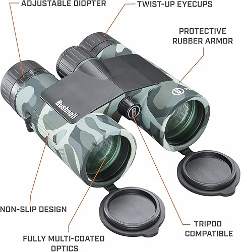 Miniatura 2 de Bushnell Prismáticos Prime (10x42, verde)
