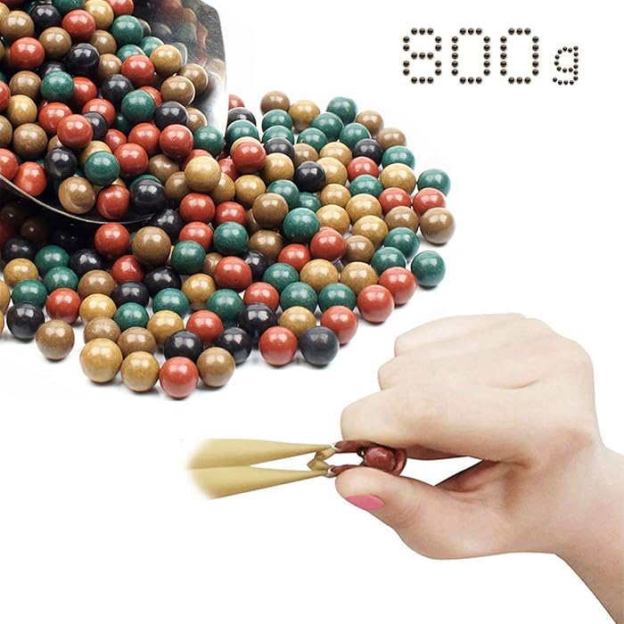 Buy GEGEQUNAERYA Slingshot Ammo Catapult Balls 650 Pcs Made by Hard