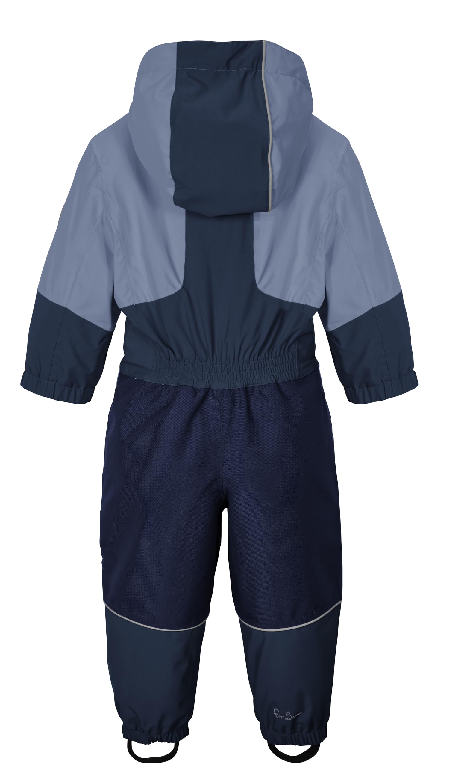 first instinct by killtec Kinder Funktionsoverall/Matschanzug mit Kapuze 42909-000, hell denim, 122-128, 42909-000