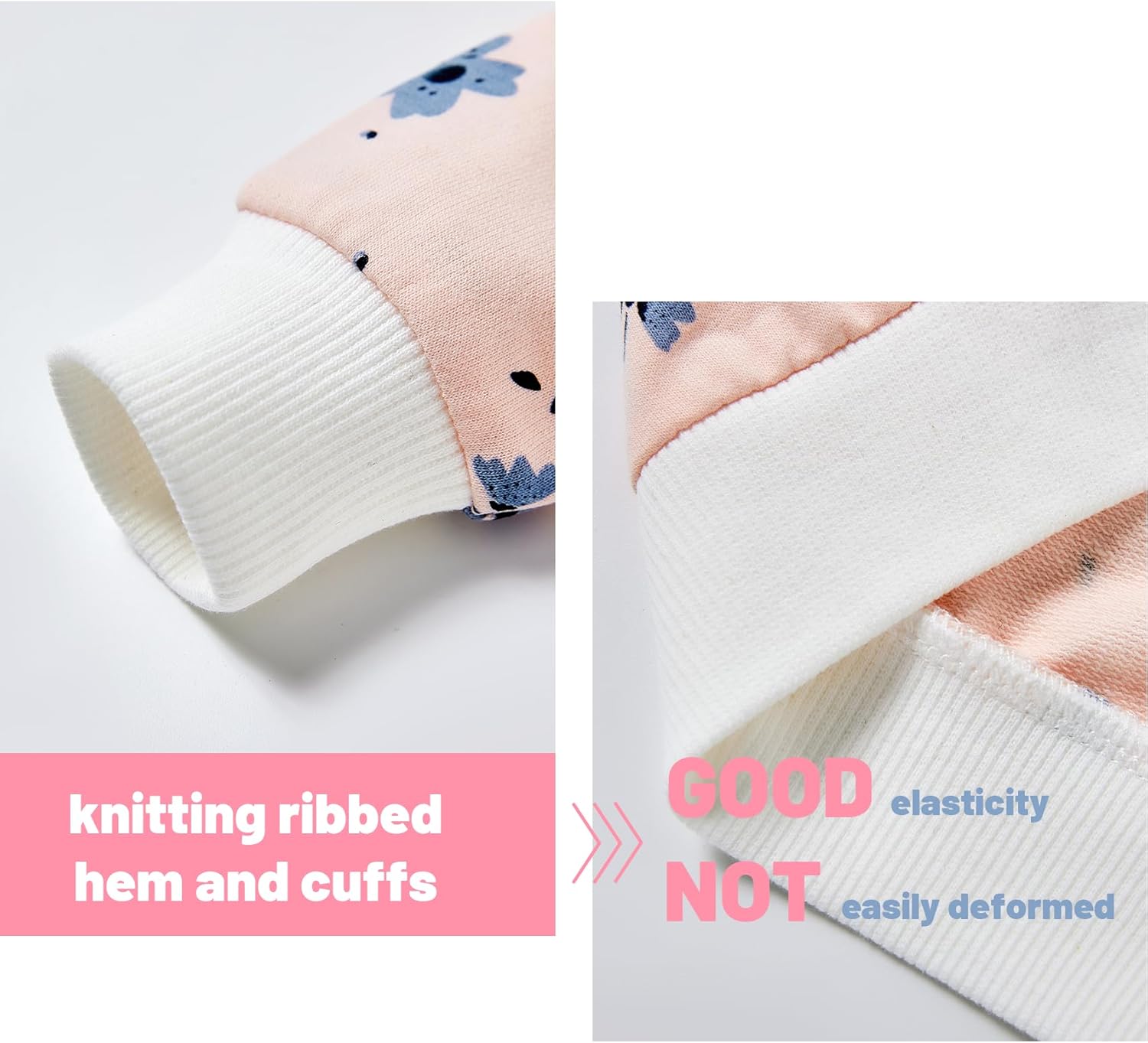 Baby Toddler Unisex Long Sleeve Sweatshirt - Breathable, Soft & Lightweight, Fall Spring Clothes 9M-5T - Image 3