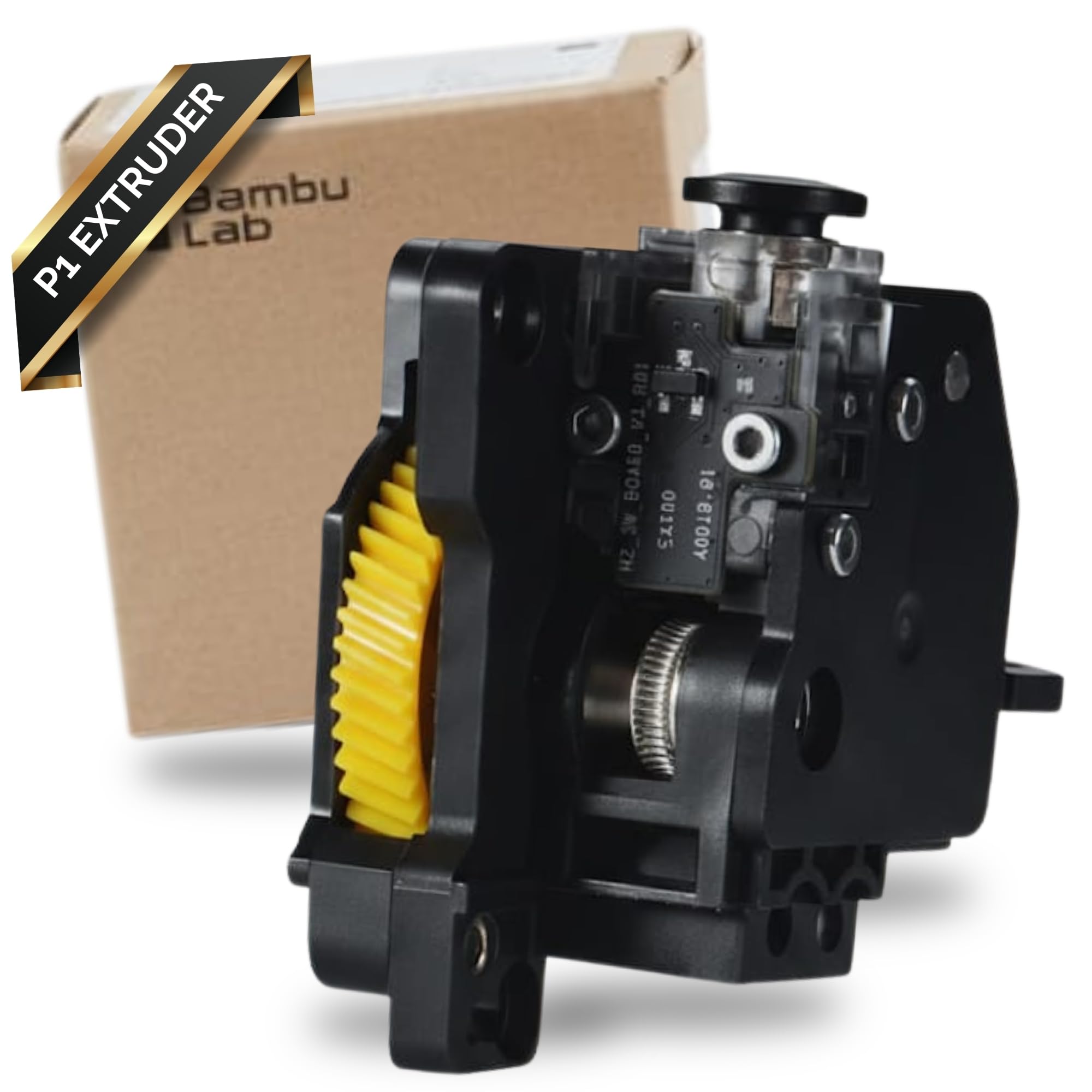 Estrusore P1 adatto per Bambu Lab per stampante 3D P1P, P1S, Hardened Steel Dual Gear, ricambio per estrusore Bambulab High Extrusion Force Filamento