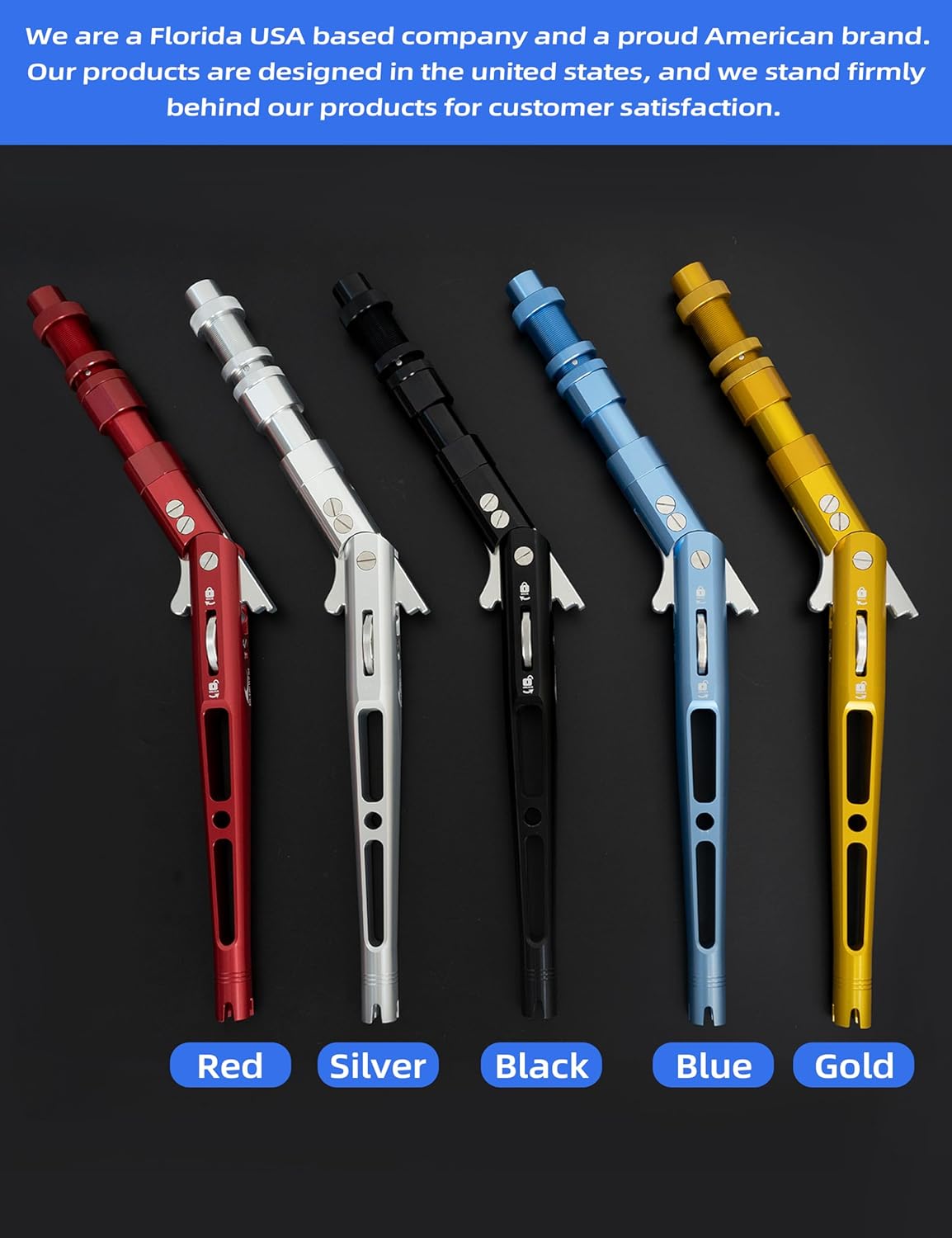 BLUEWING Adjustable Bent Rod Butt Heavy Duty Aluminum Alloy Rod Butt with Adjustable Angles at 0°, 30°, and 60° for Offshore Fishing