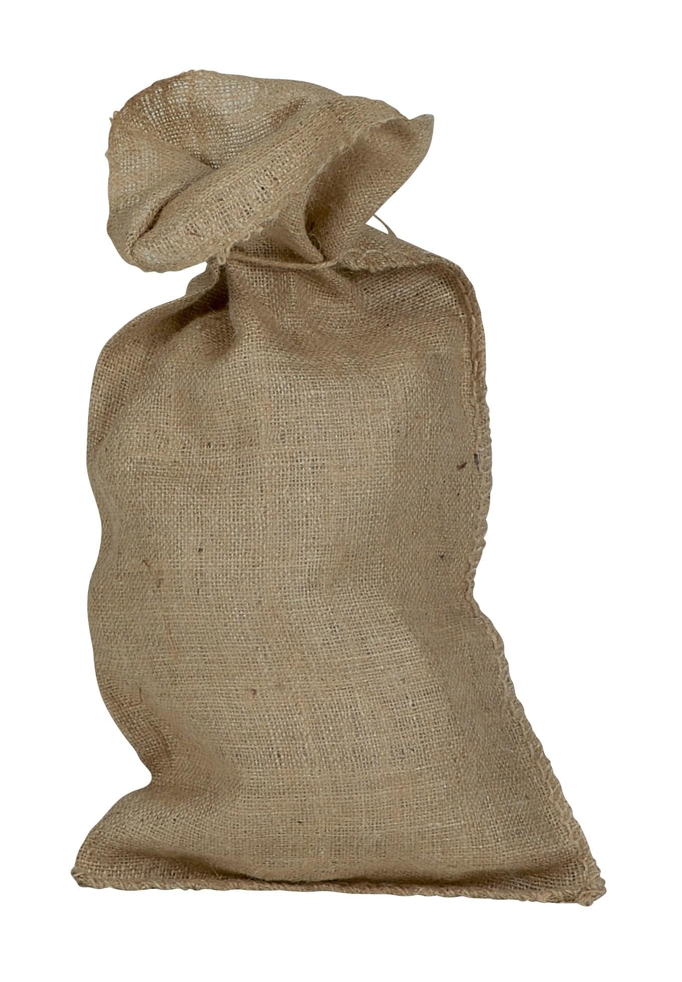 Sac de Jute 30x60cm Biodégradable | Petit Sac pour Sable | Sac en Toile de Jute avec Cordon | Lot de 50 sacs