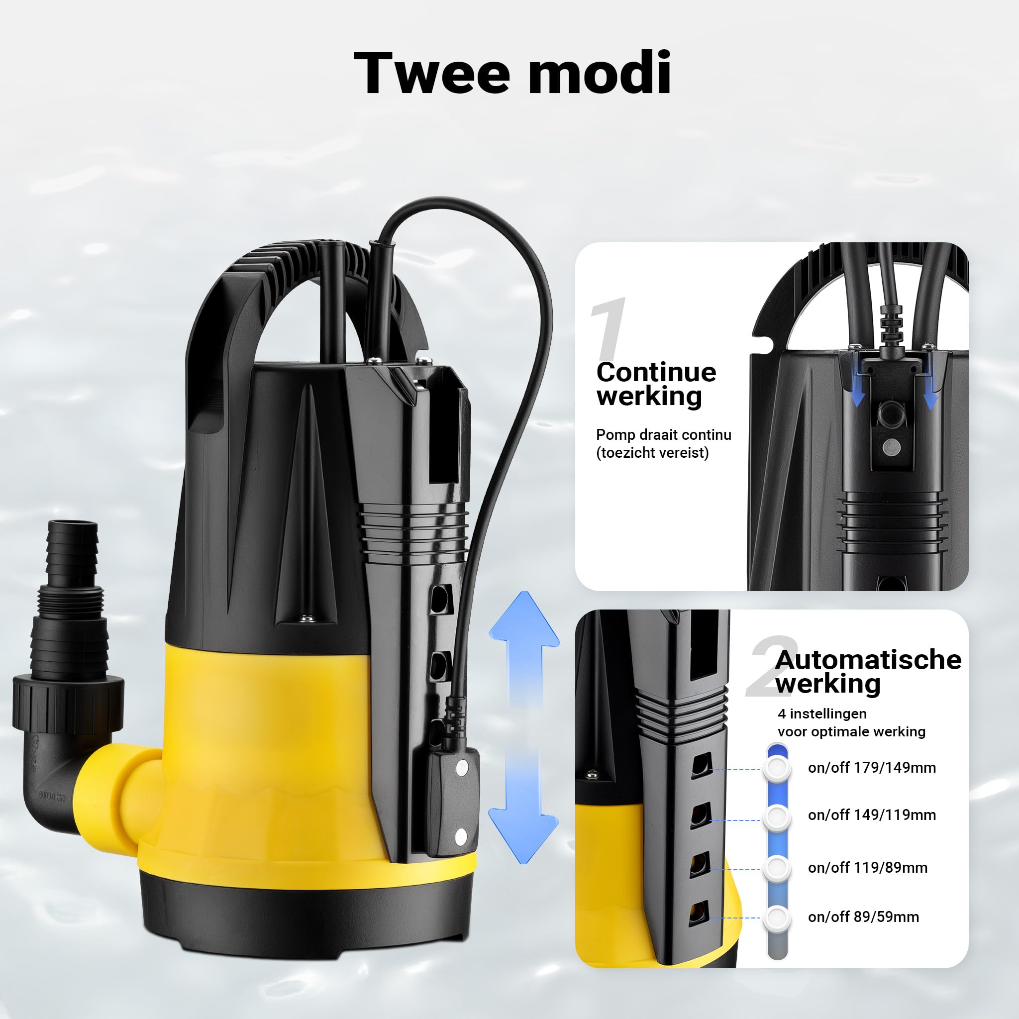 Tsurumi LB480A dompelpomp met niveausensor| Pompen & Service