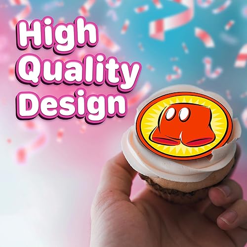 Miniatura 3 de 30 adornos comestibles para cupcakes con temática de Mickey Mouse para decoración de tartas comestibles  Sin cortar comestible en hoja de oblea