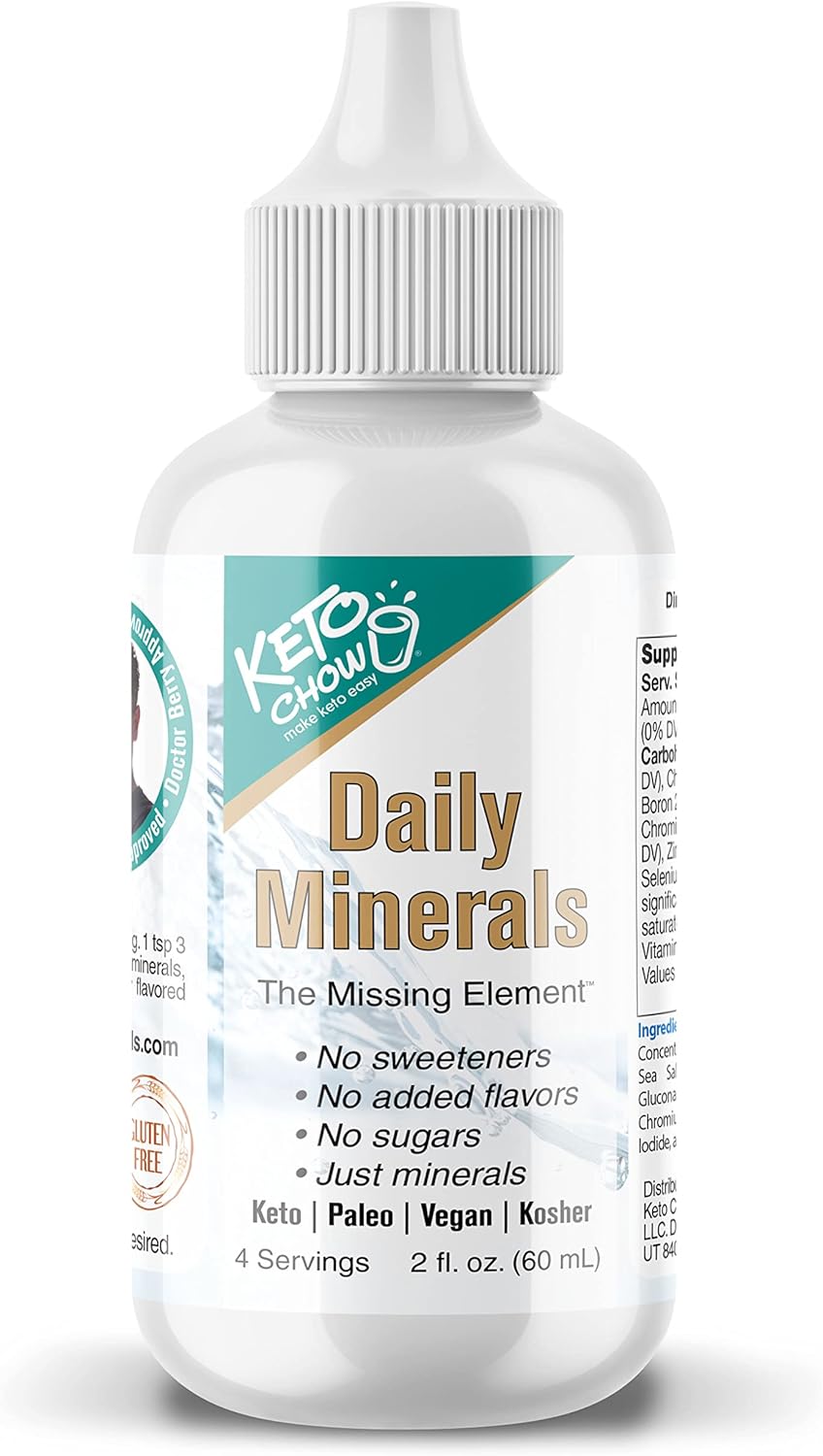 Keto Chow Trace Minerals Drops Sodium, Magnesium
